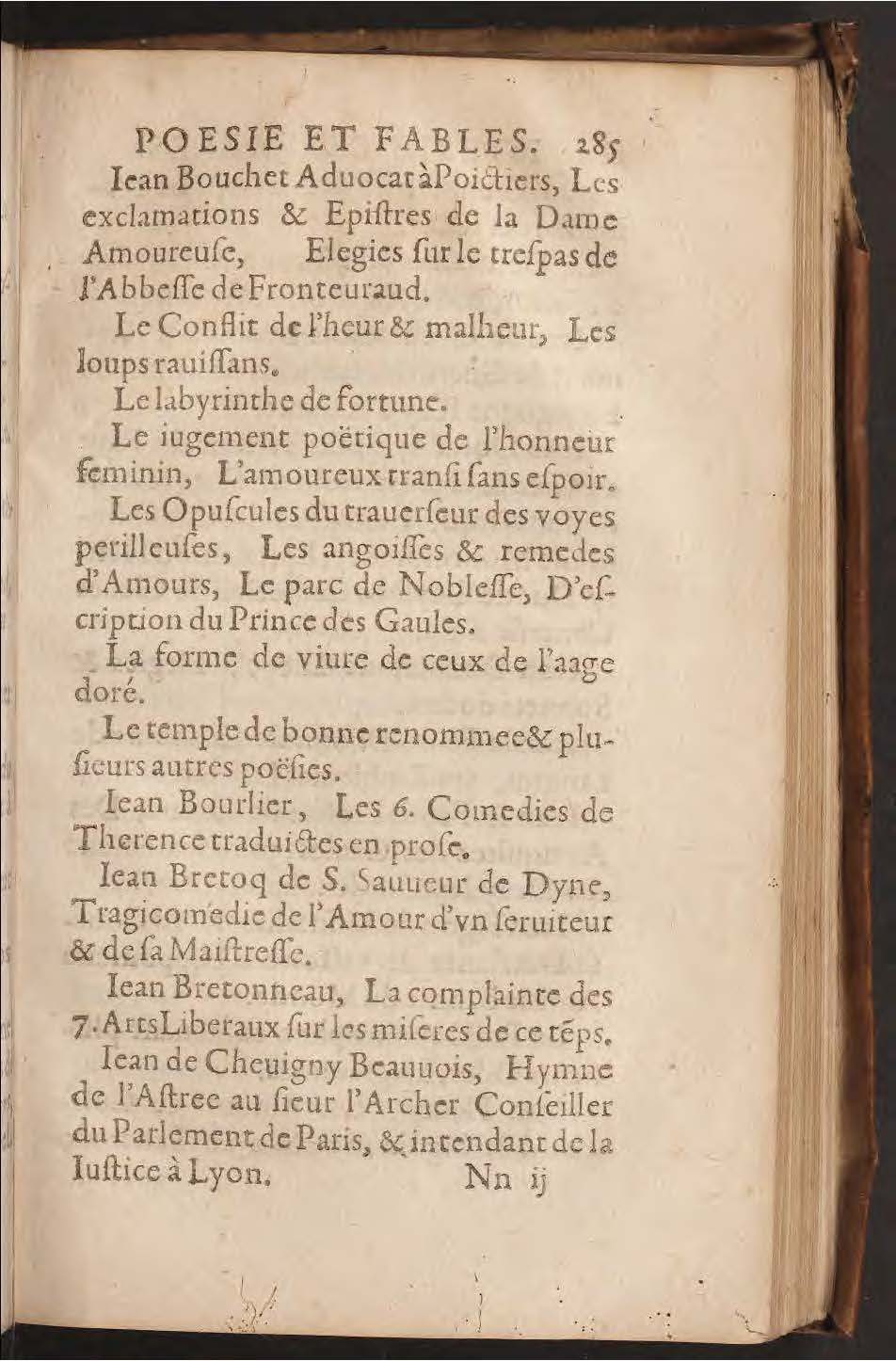 1602 - François Jacquin - Trésor des bons esprits français - BnF Arsenal