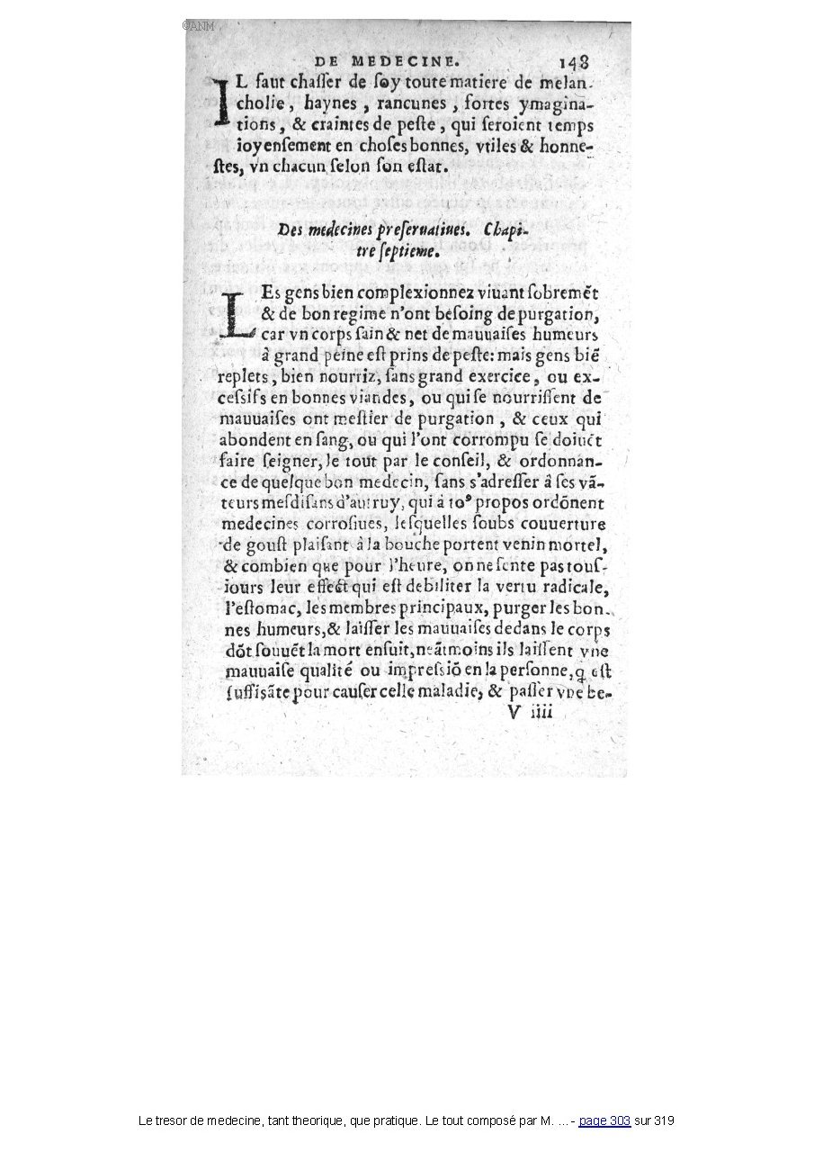 1560 - Pierre et Jan Moine - Trésor de médecine - Université Paris Cité
