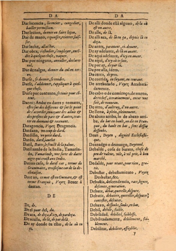 1607 - Marc Orry - Trésor des deux langues espagnole et française (Première et Seconde parties) - ÖNB Wien