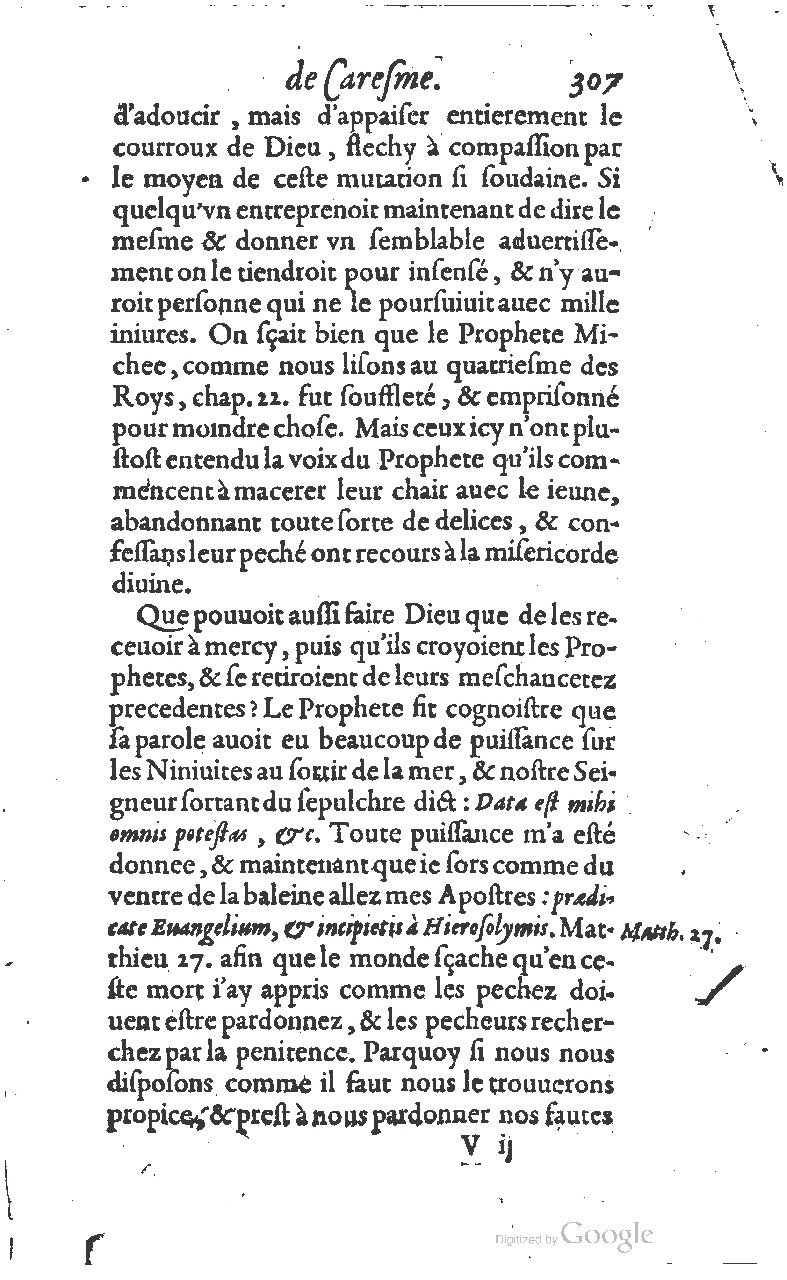 1607 - Nicolas Du Fossé - Trésor quadragésimal - T 01 - BM Lyon