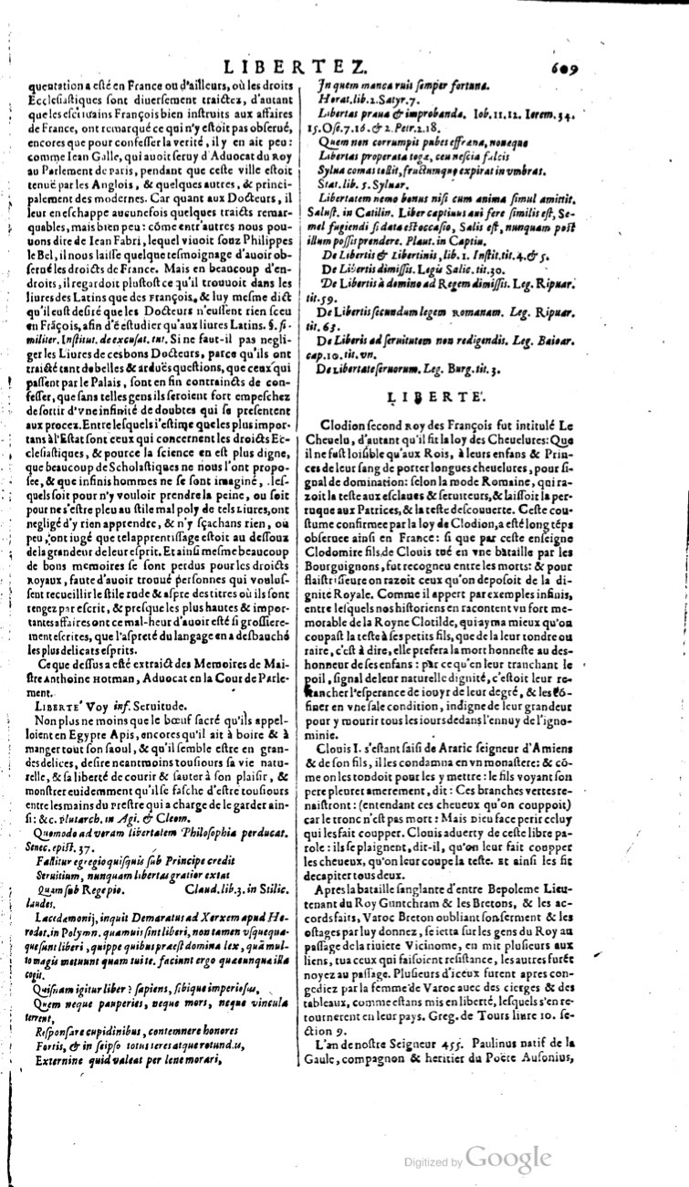 1629 - Veuve Nicolas Buon - Trésor du droit français (21754 T. 2) - BM Lyon