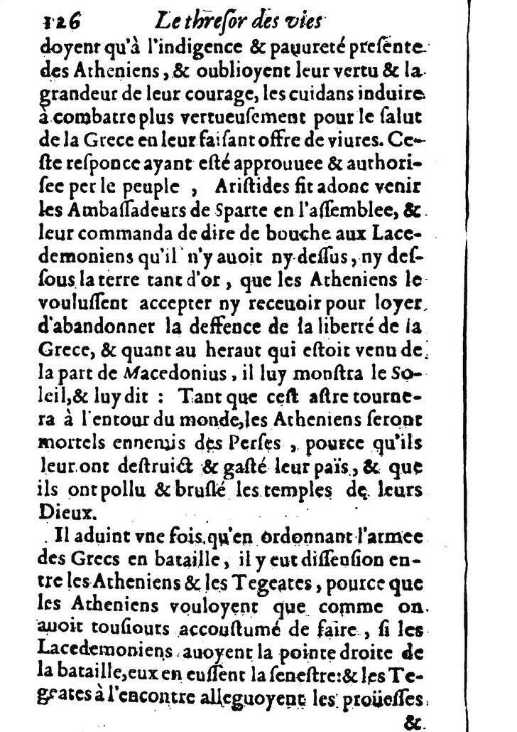 1611 - Pierre Rigaud - Trésor des vies de Plutarque - BM Lyon