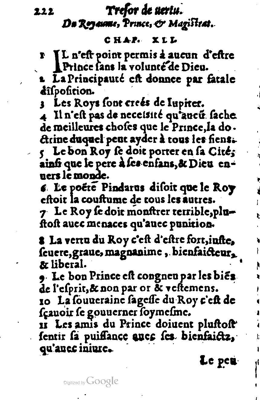 1576 - Benoît Rigaud - Trésor de vertu - British Library