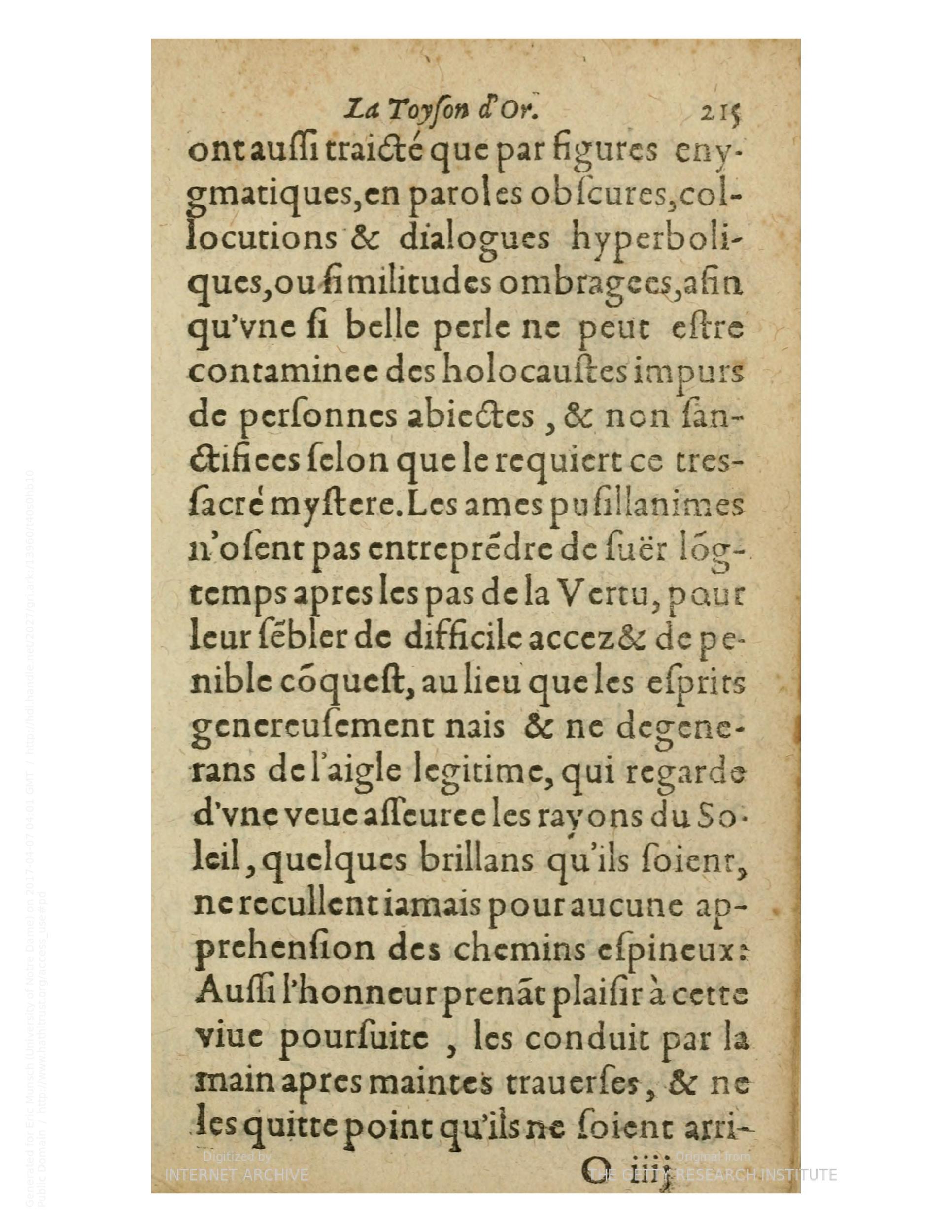 1612 - Charles Sevestre - Toison d’or ou la fleur des trésors - Getty Research Institute