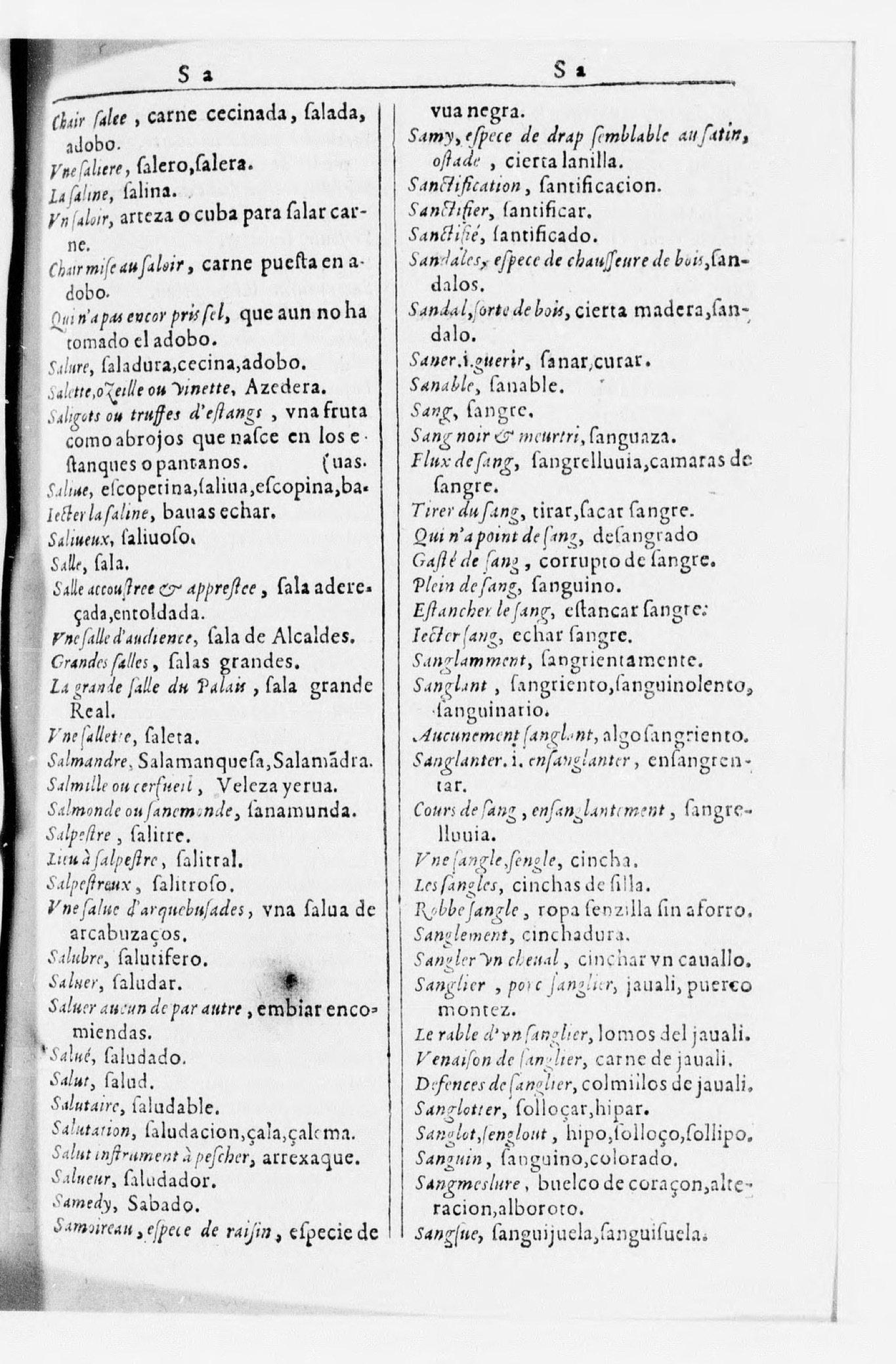1616 - Veuve Marc Orry - Trésor des deux langues espagnole et française (Seconde partie) - BnF 1616 - Veuve Marc Orry - Trésor des deux langues espagnole et française (Seconde partie) - BnF