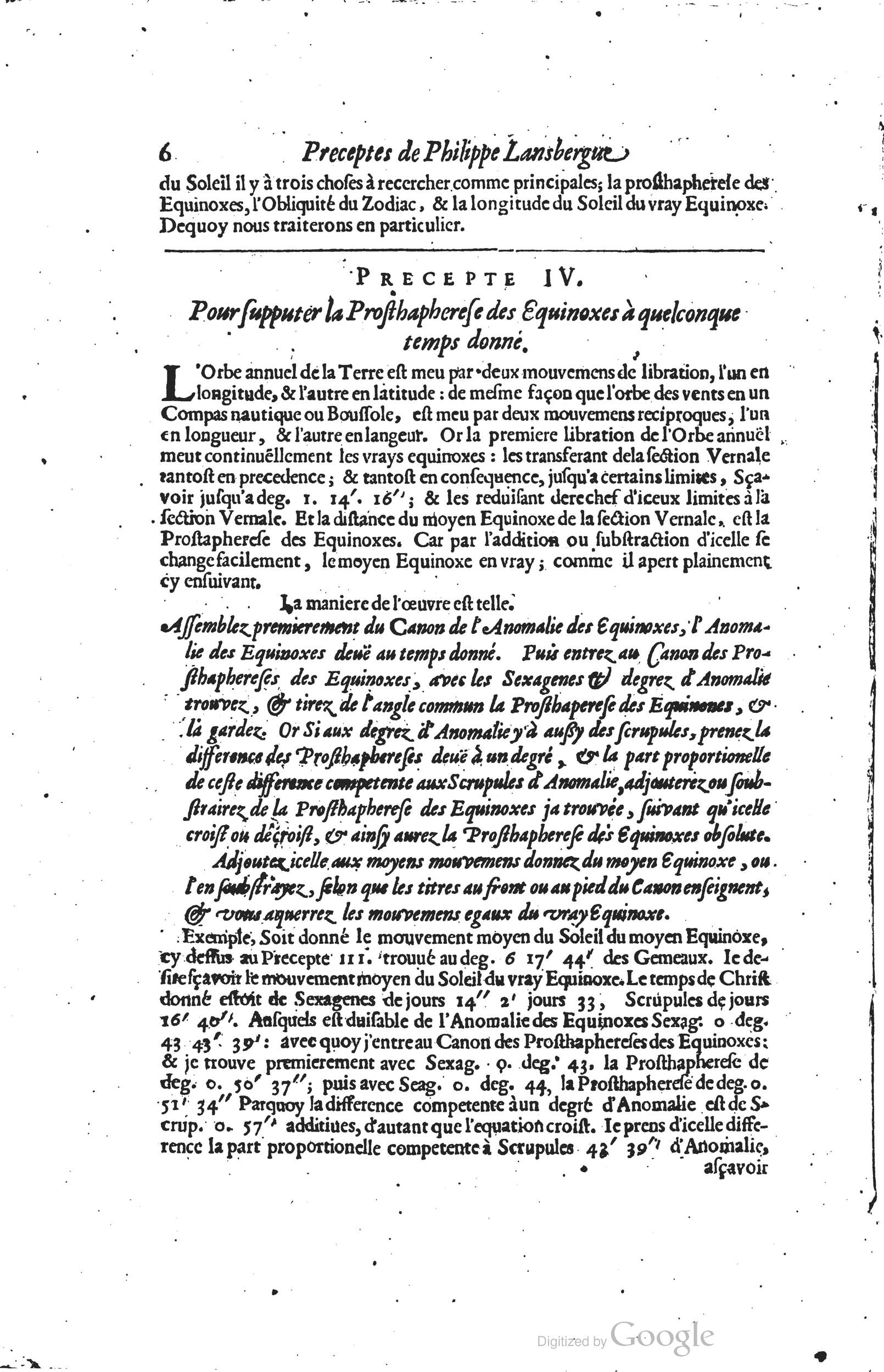 1634 - Zacharie Roman - Les Tables perpétuelles - Universiteit Leiden