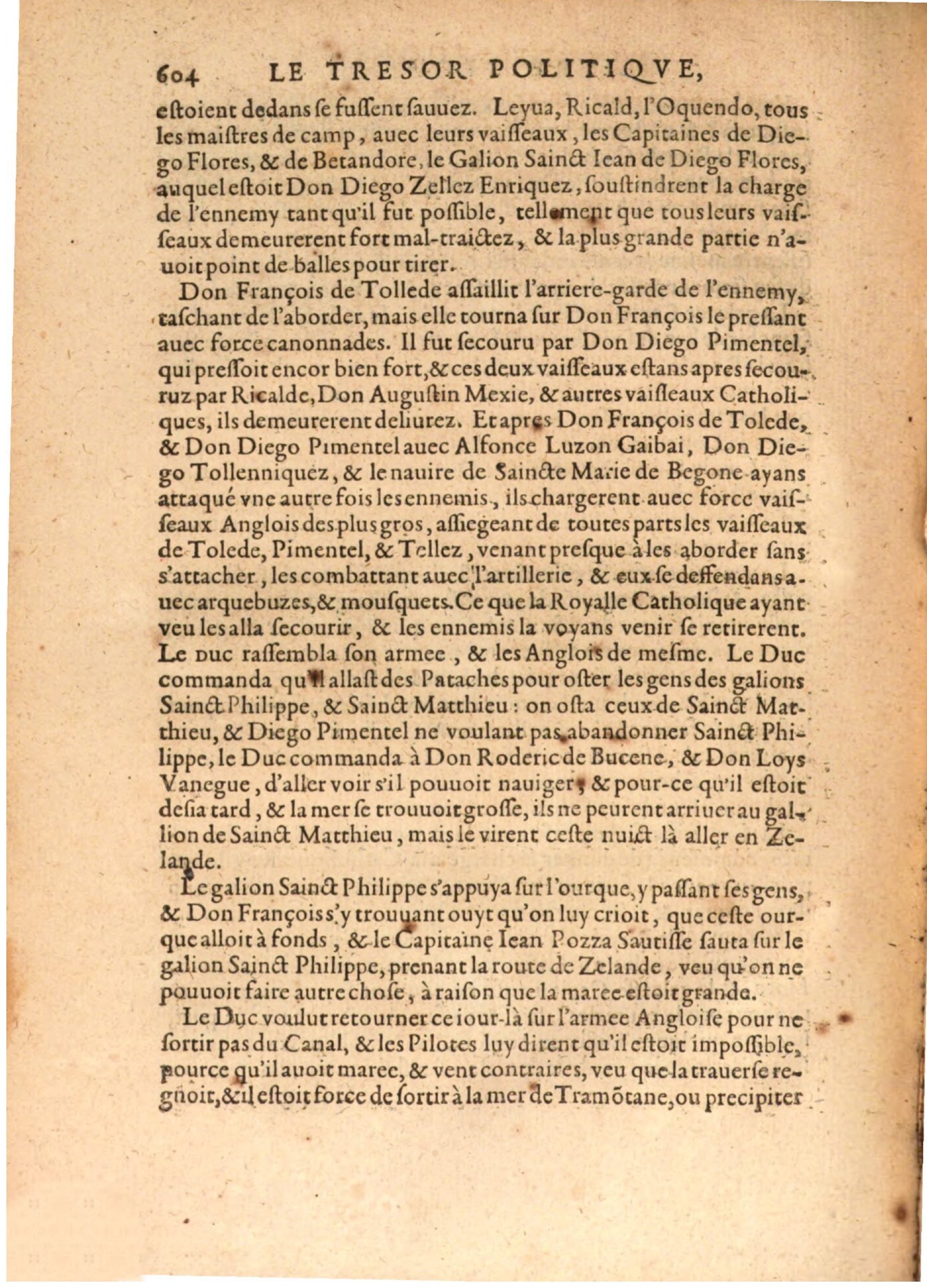 1608 - Nicolas Du Fossé - Trésor politique - BSB Munich