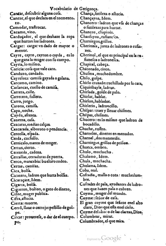1621 - Adrian Tiffaine - Trésor des deux langues espagnole et française - BM Lyon
