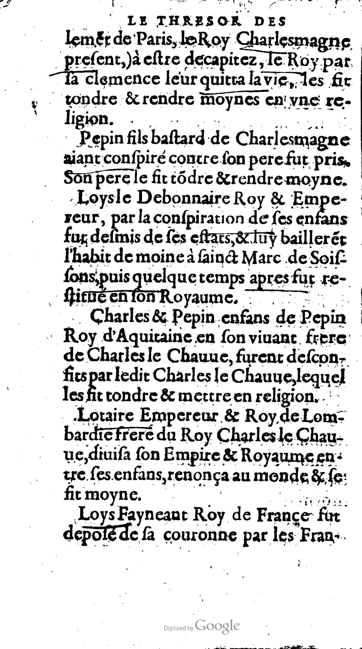 1604 - Galiot Corrozet - Trésor des histoires de France - BnF Arsenal