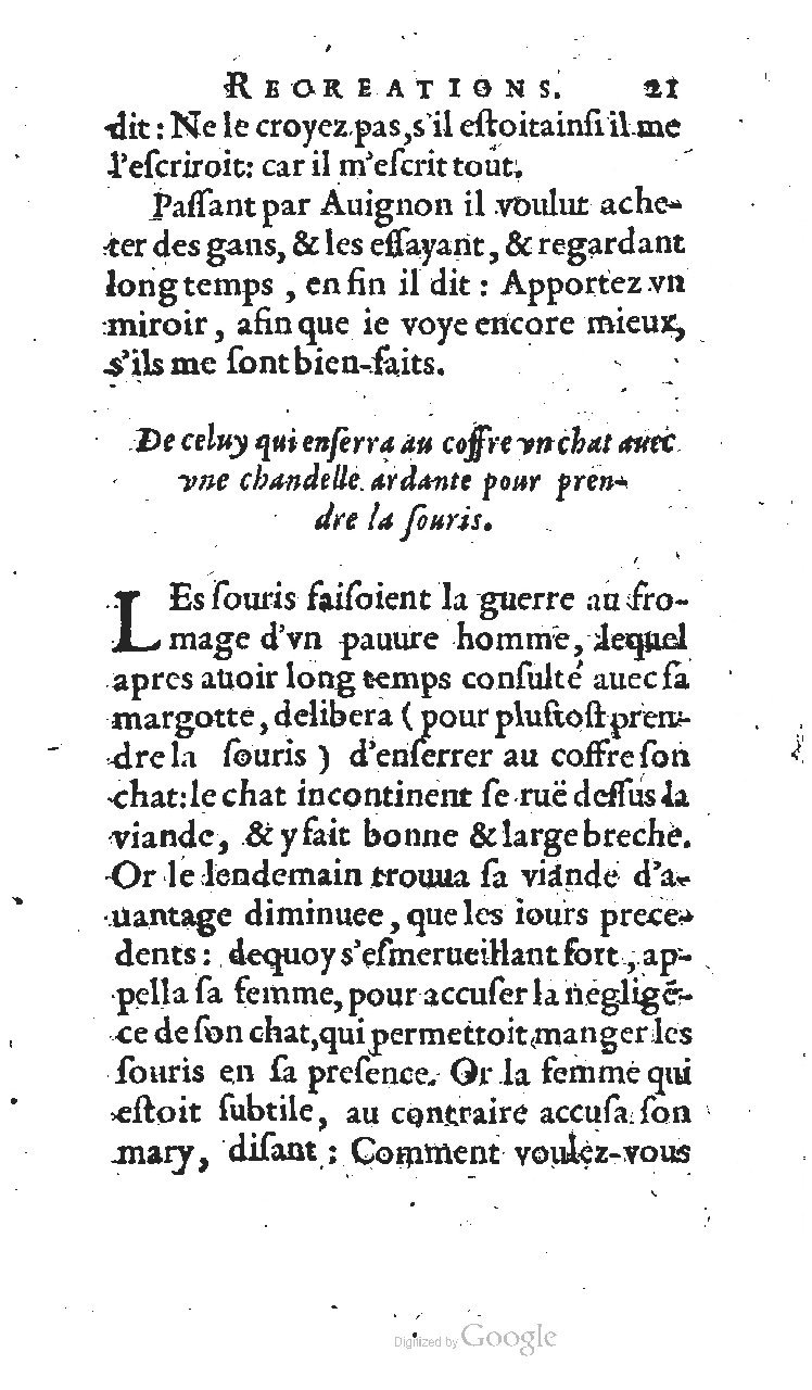 1627 - Jean Delamare - Trésor des récréations - BSB Munich