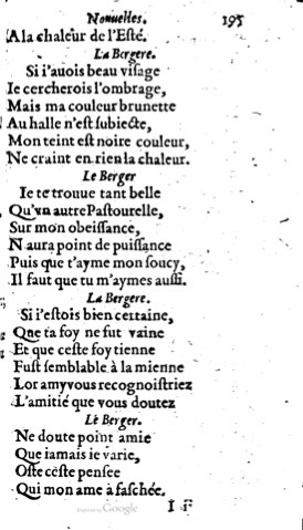 1623 - Jacques Cailloüé - Trésor ou recueil des chansons amoureuses - British Library