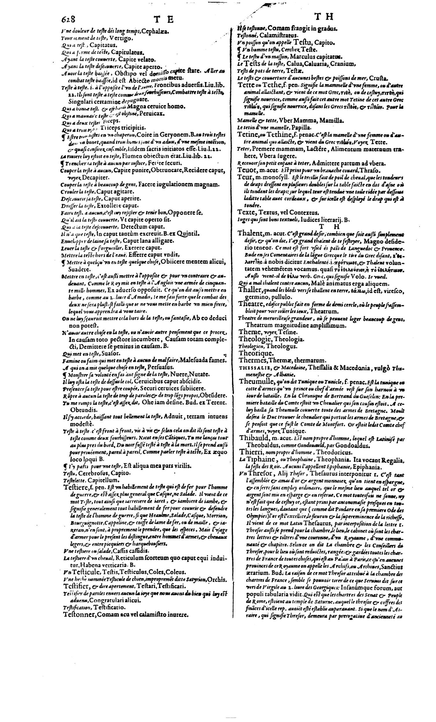1606 - David Douceur - Trésor de la langue française - BM Lyon 1606 - David Douceur - Trésor de la langue française - BM Lyon