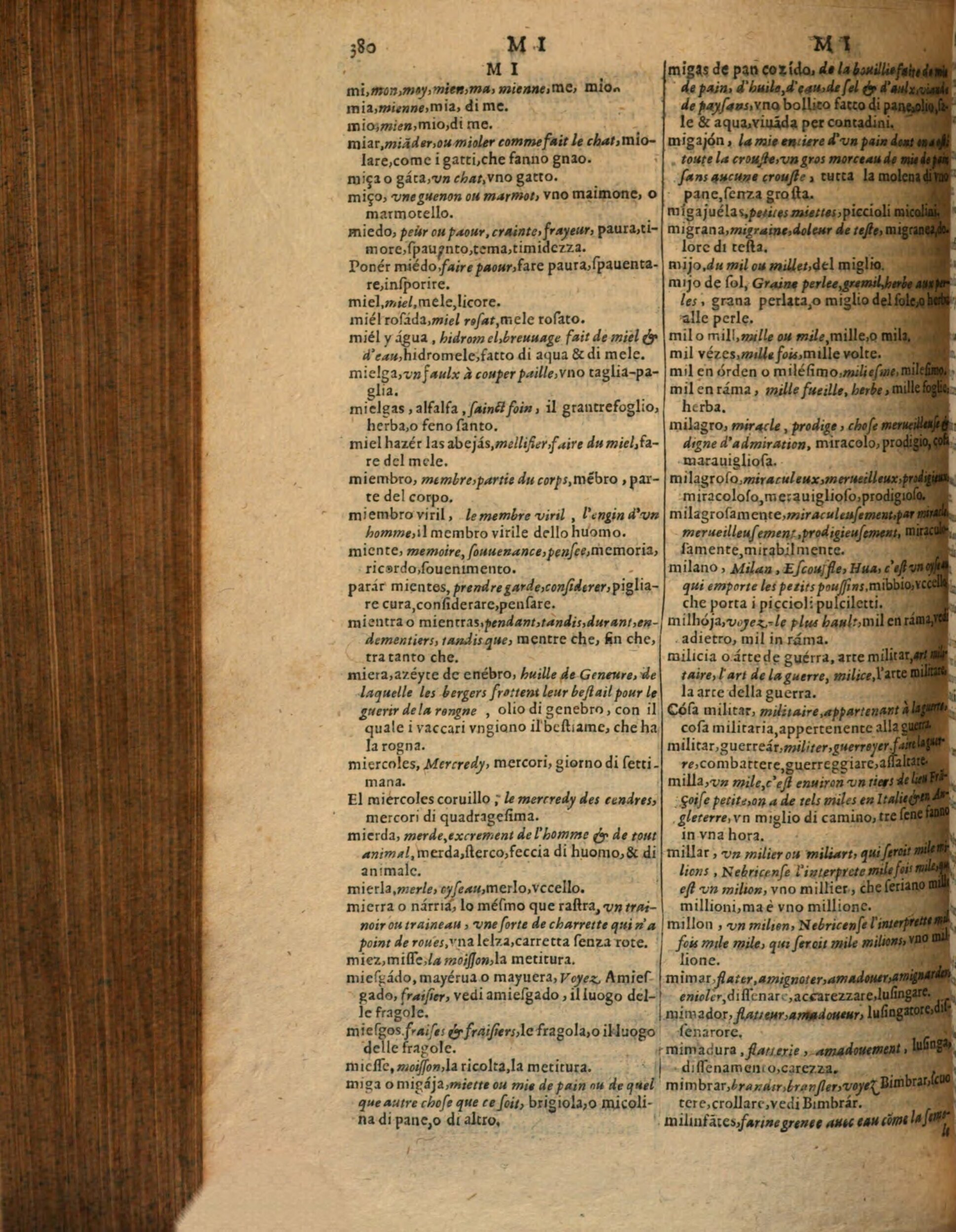 1617 - Samuel Crespin - Trésor des trois langues espagnole, française et italienne (Première partie) - Regensburg 1617 - Samuel Crespin - Trésor des trois langues espagnole, française et italienne (Première partie) - Regensburg