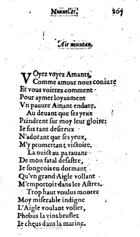 1623 - Jacques Cailloüé - Trésor ou recueil des chansons amoureuses - British Library