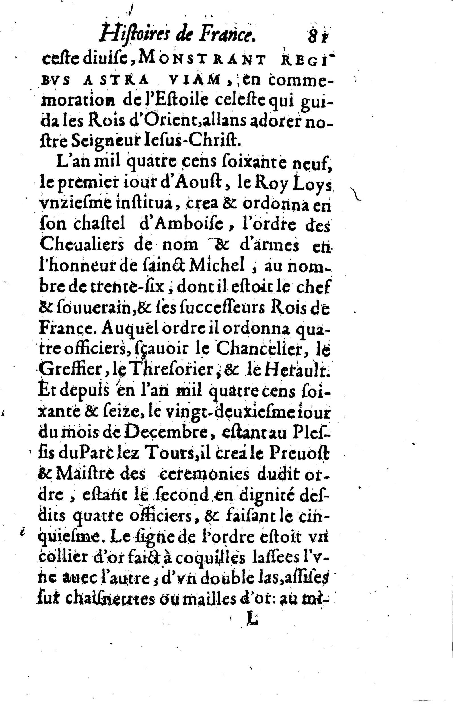 1617 - Jean Corrozet - Trésor des histoires de France - BM Lyon