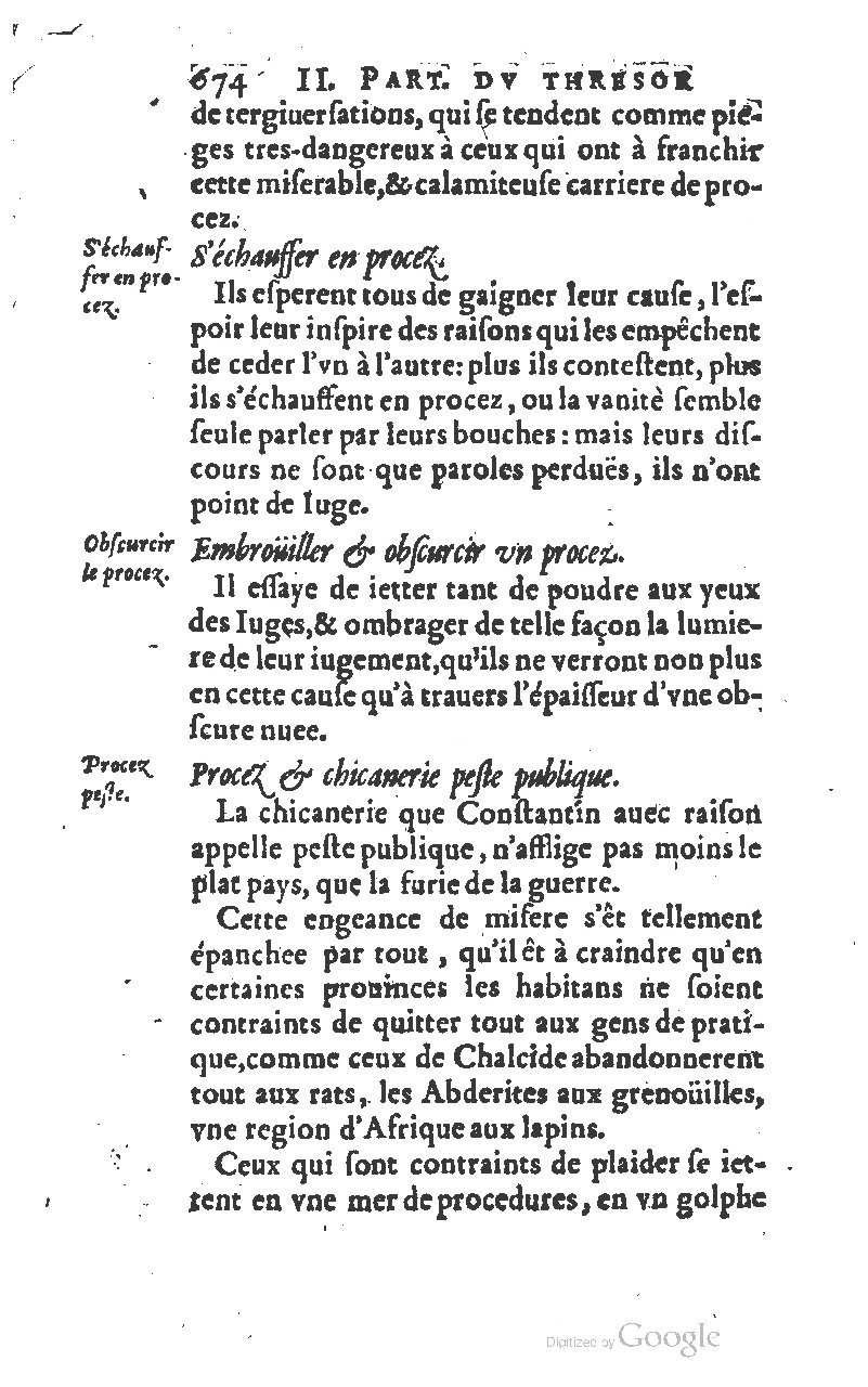 1610 - Louis Coste - Trésor de l’éloquence française (Seconde partie) - BM Lyon