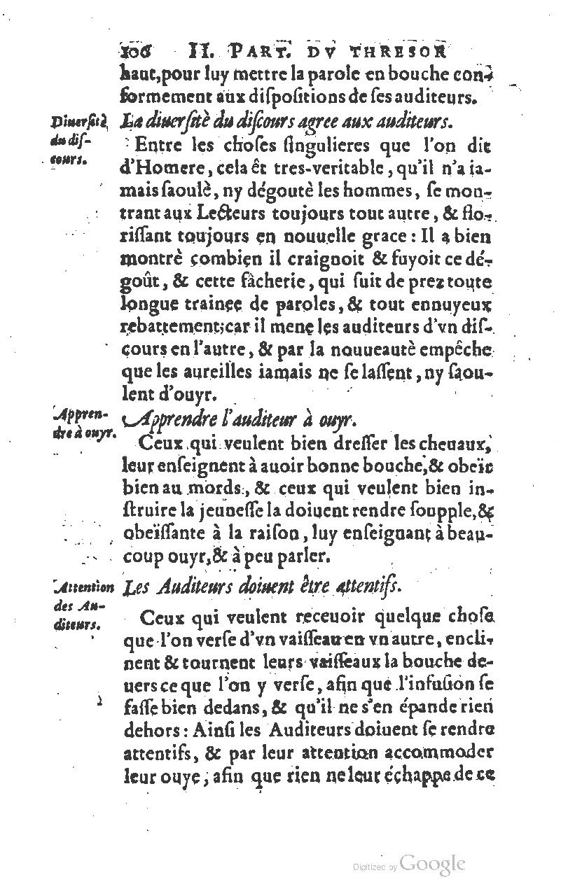 1610 - Louis Coste - Trésor de l’éloquence française (Seconde partie) - BM Lyon
