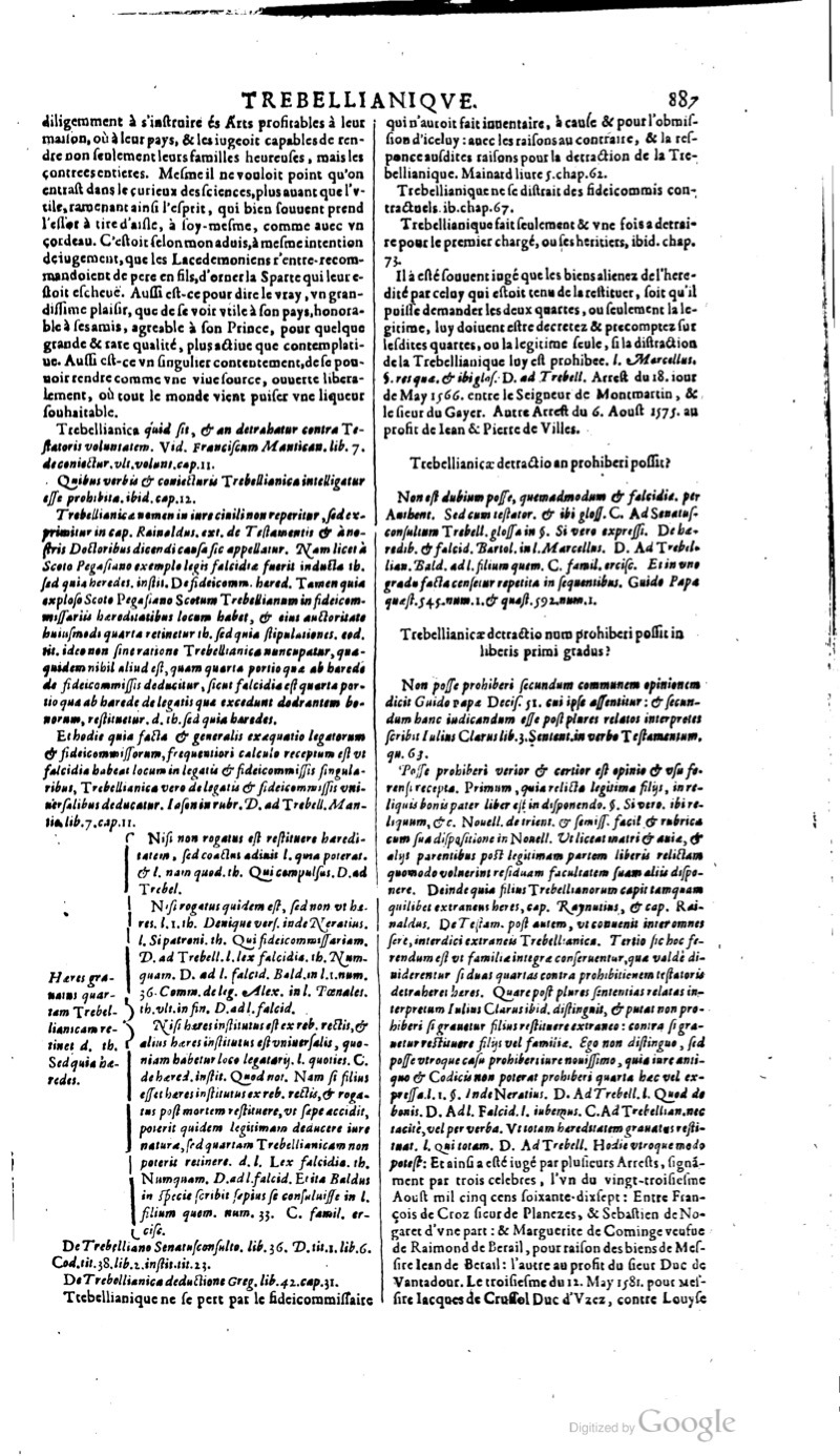 1629 - Veuve Nicolas Buon - Trésor du droit français (21754 T. 3) - BM Lyon