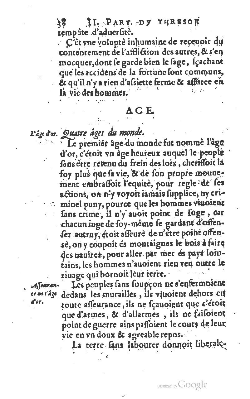 1610 - Louis Coste - Trésor de l’éloquence française (Seconde partie) - BM Lyon