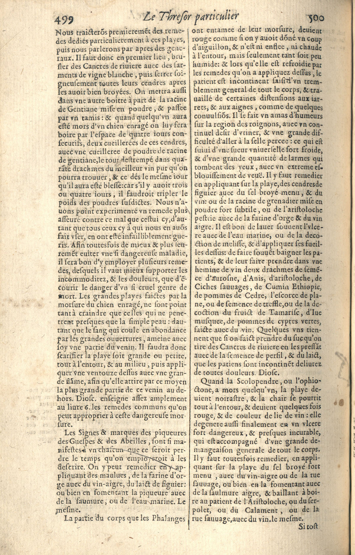 1610 - Étienne Gamonet - Grand Trésor ou dispensaire - CESR Tours