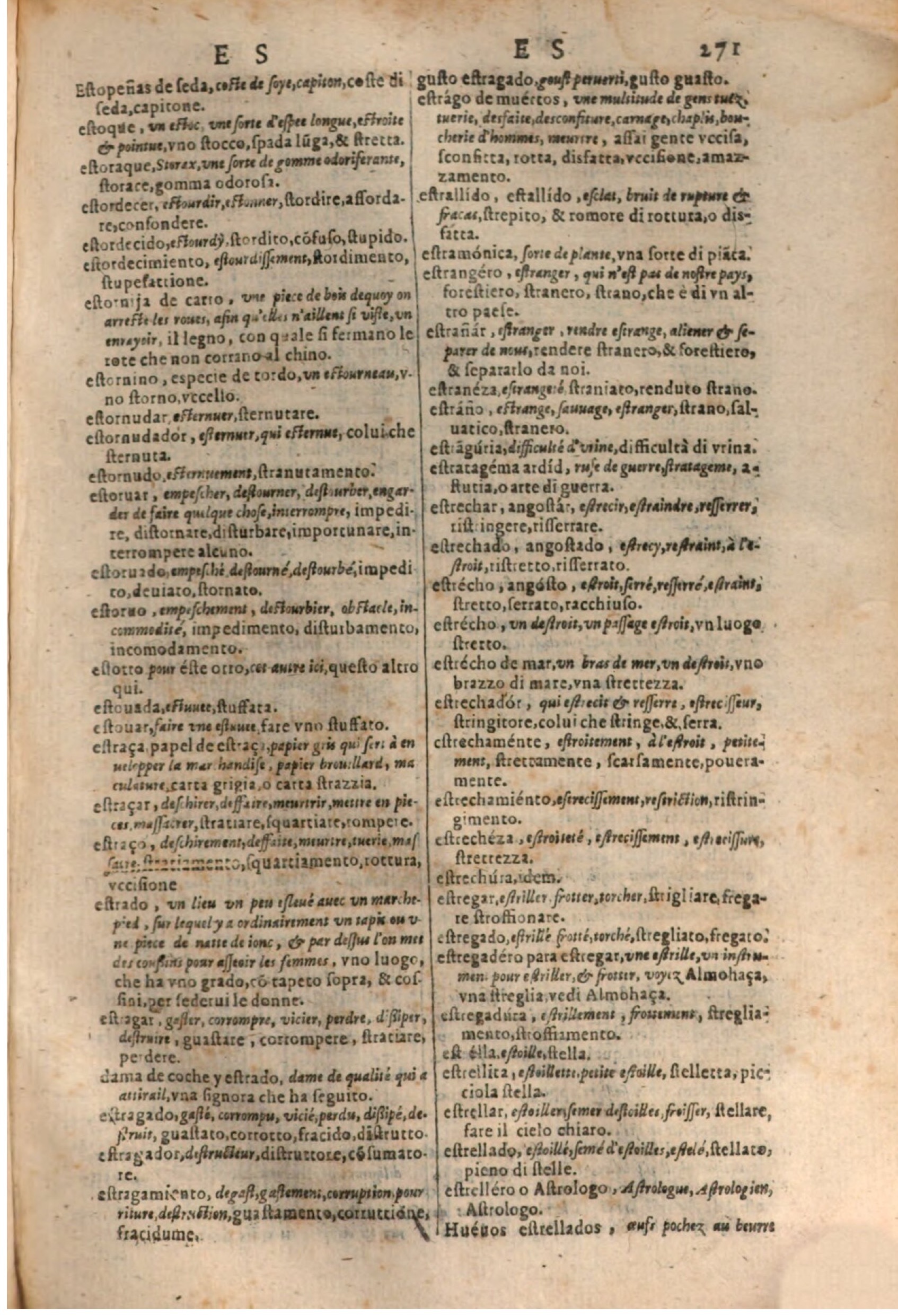1637 - Jacques Crespin - Trésor des trois langues (Trois parties) - BSB Munich