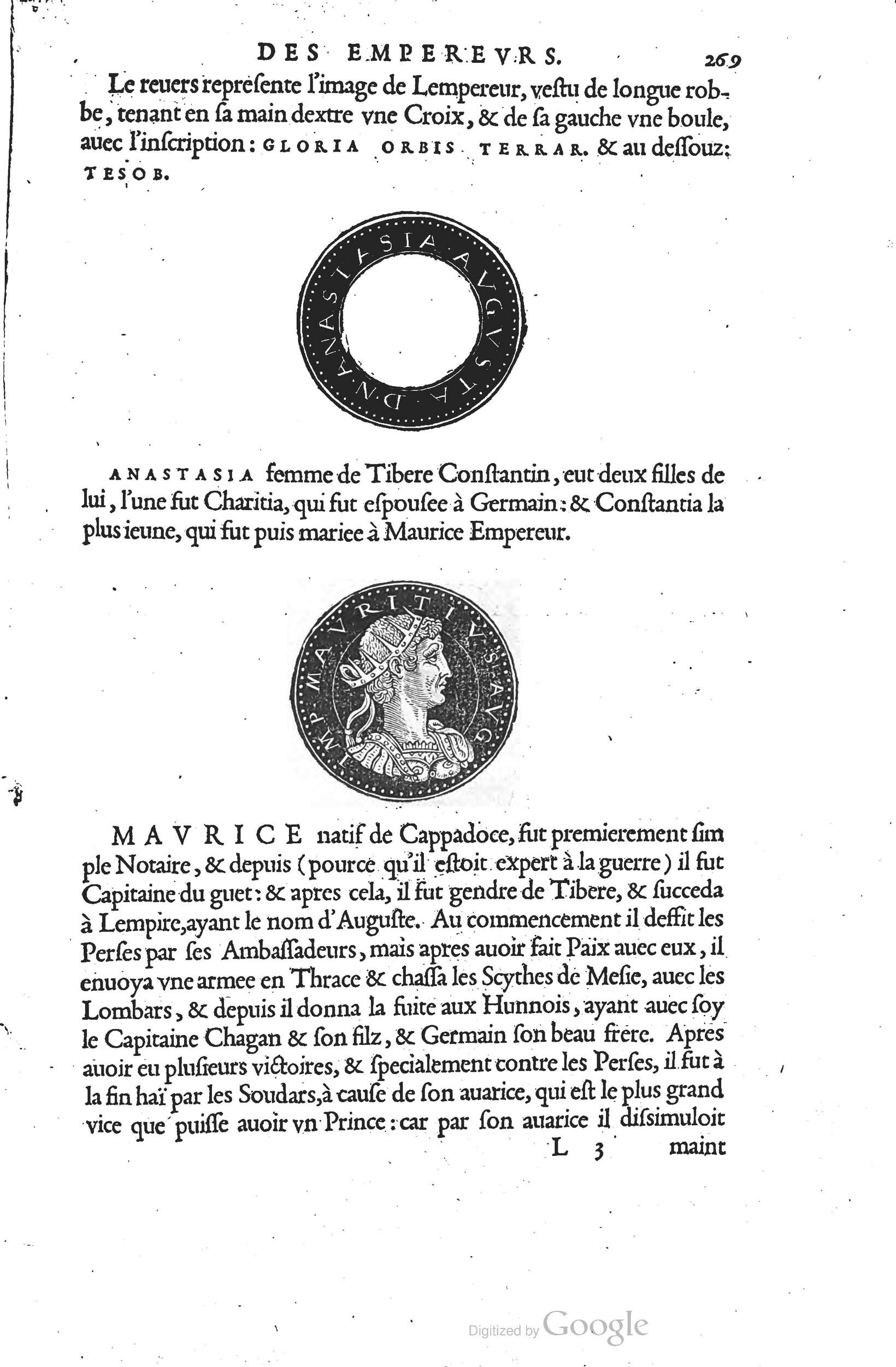 1553 - Jacopo Strada et Thomas Guérin - Épitome du Trésor des antiquités - Prague