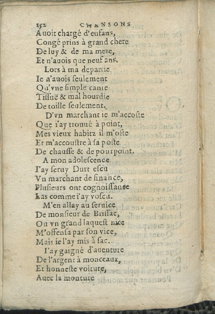 1575 - Pierre Brenouzet - Trésor de tous les recueils de chansons, tant amoureuses, rustiques, que musicales - Det KLG Copenhague