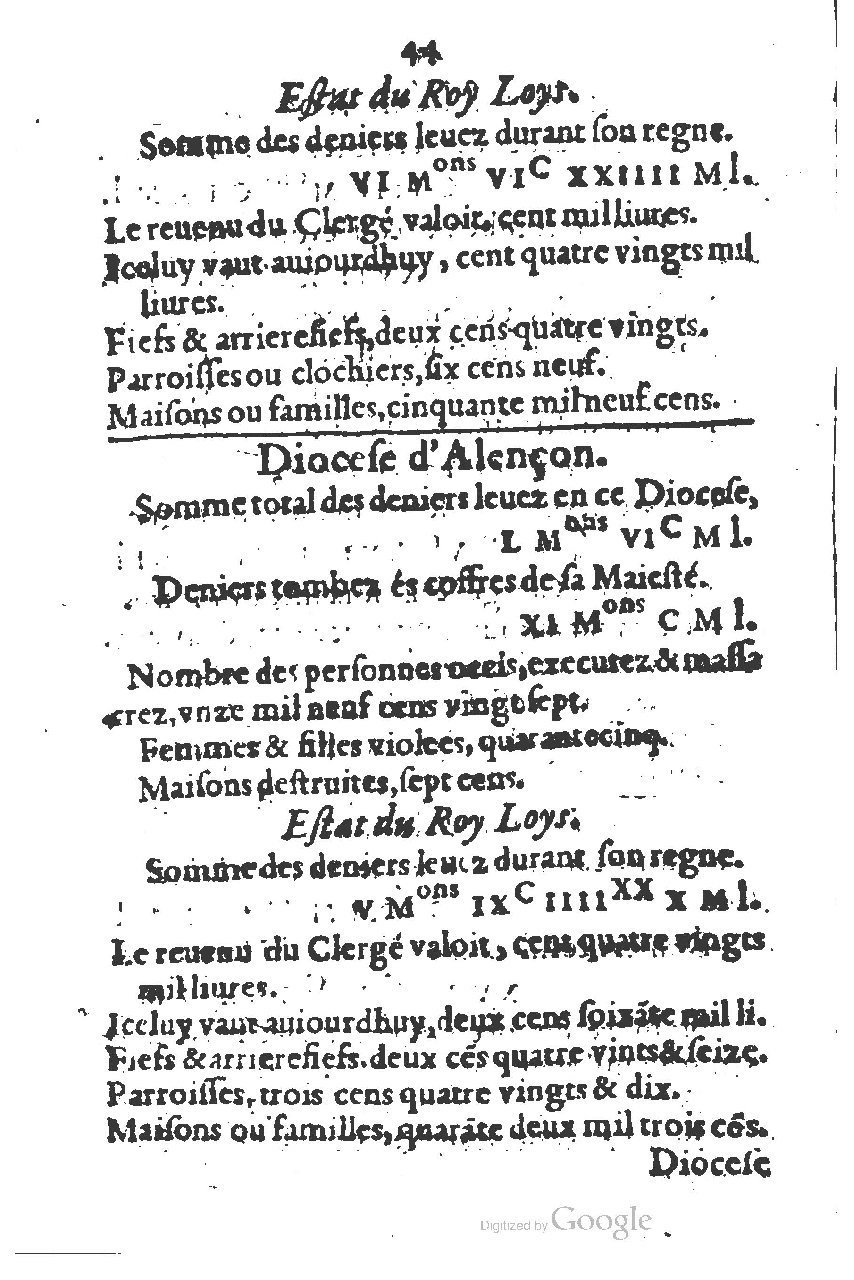 1581 - s.n. - Secret des trésors de France (Livre II) - BSB Munich 1581 - s.n. - Secret des trésors de France (Livre II) - BSB Munich