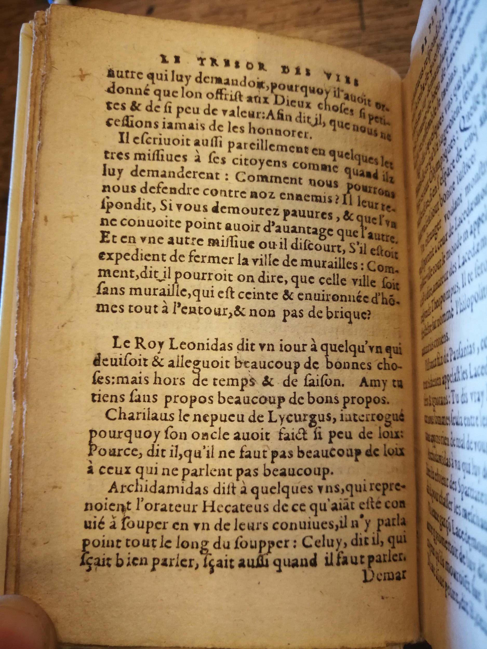 1569 - Benoît Rigaud - Trésor des vies de Plutarque - BNC Florence