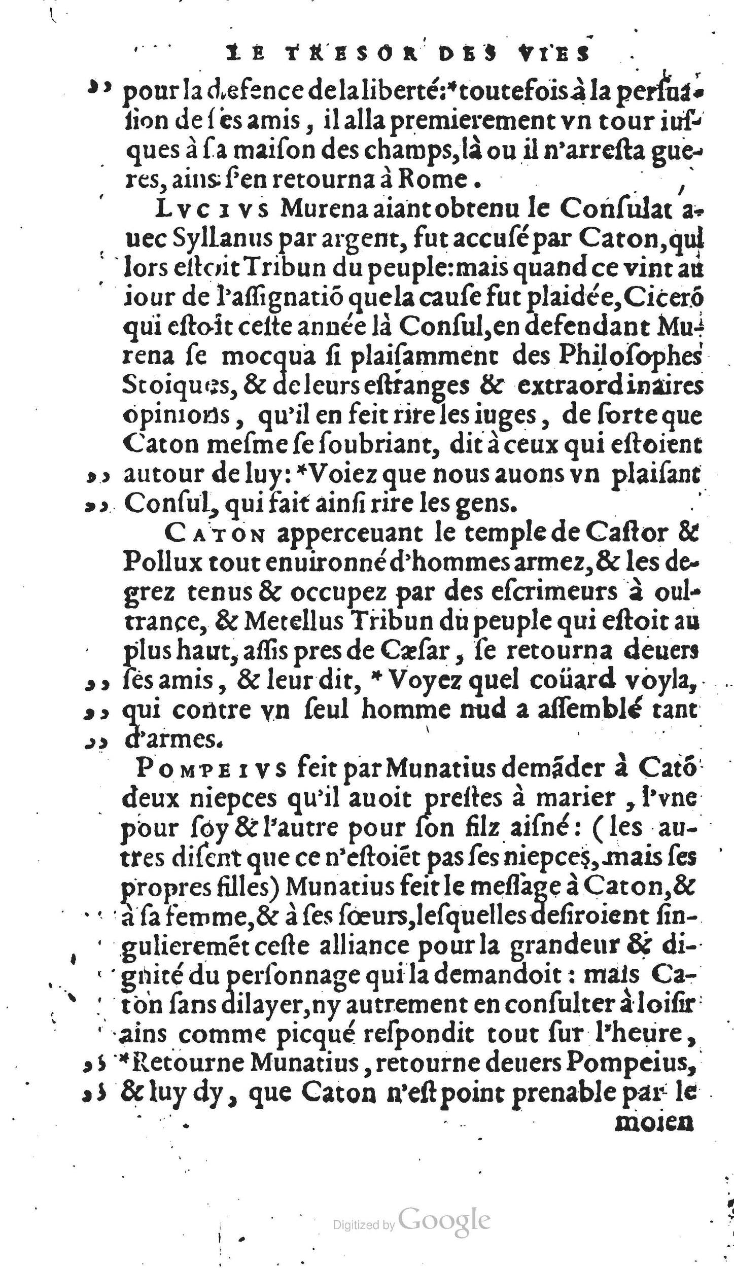 1567 - Willem Silvius - Trésor des vies de Plutarque - Anvers Musée Plantin-Moretus
