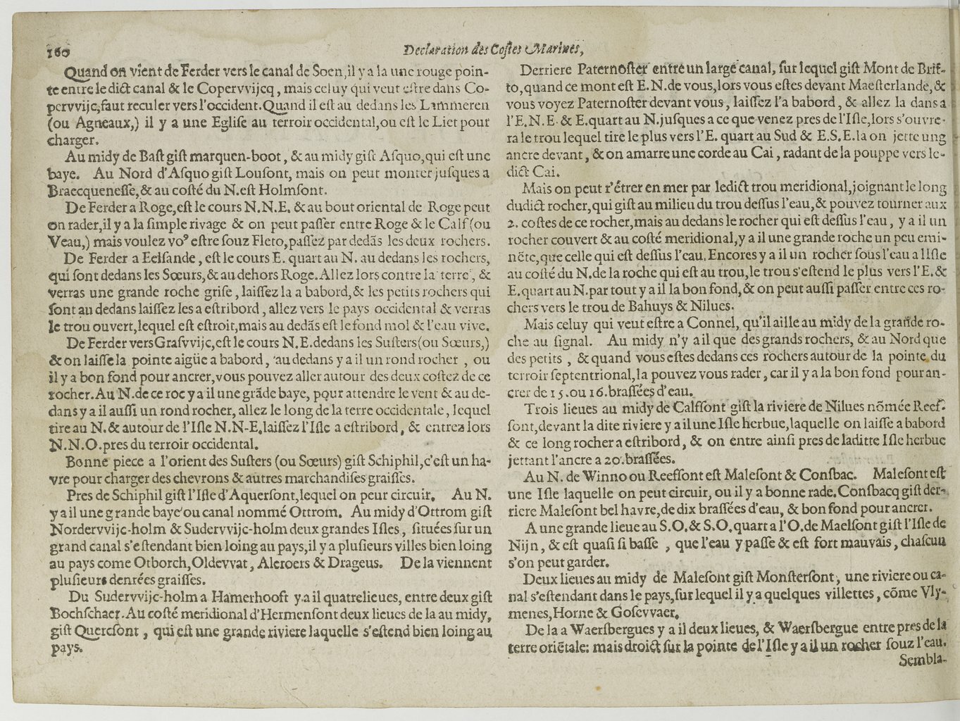 1601 - Bonaventure d’Aseville - Trésorerie ou cabinet de route marinesque - BnF