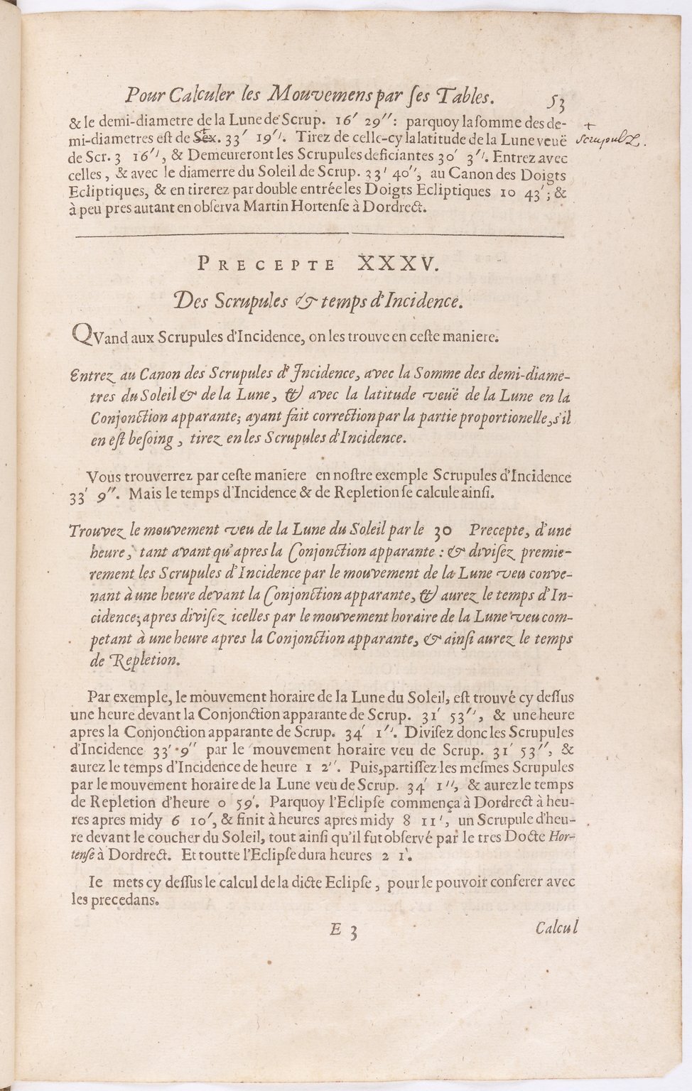 1634 - Zacharie Roman - Les Tables perpétuelles - BnF Arsenal