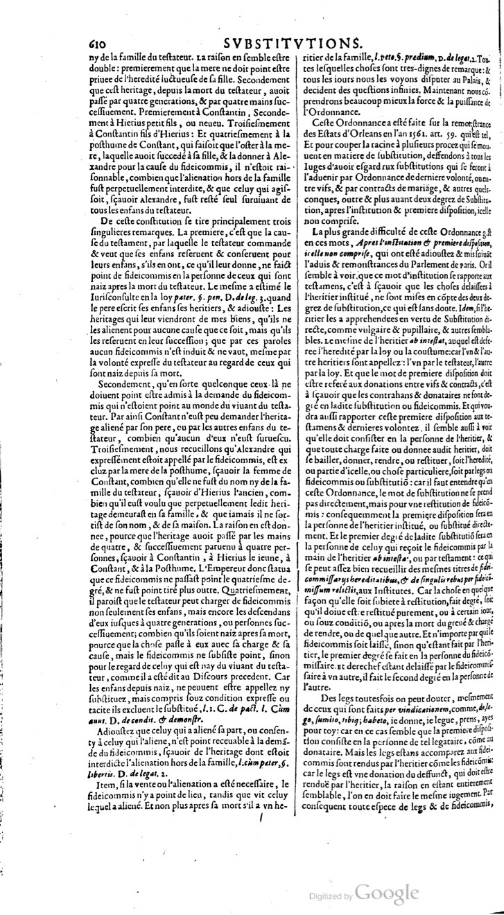 1629 - Veuve Nicolas Buon - Trésor du droit français (21754 T. 3) - BM Lyon
