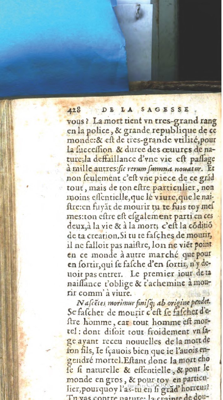 1606 - François Lefebvre - Trésor de la sagesse - BCU Lausanne