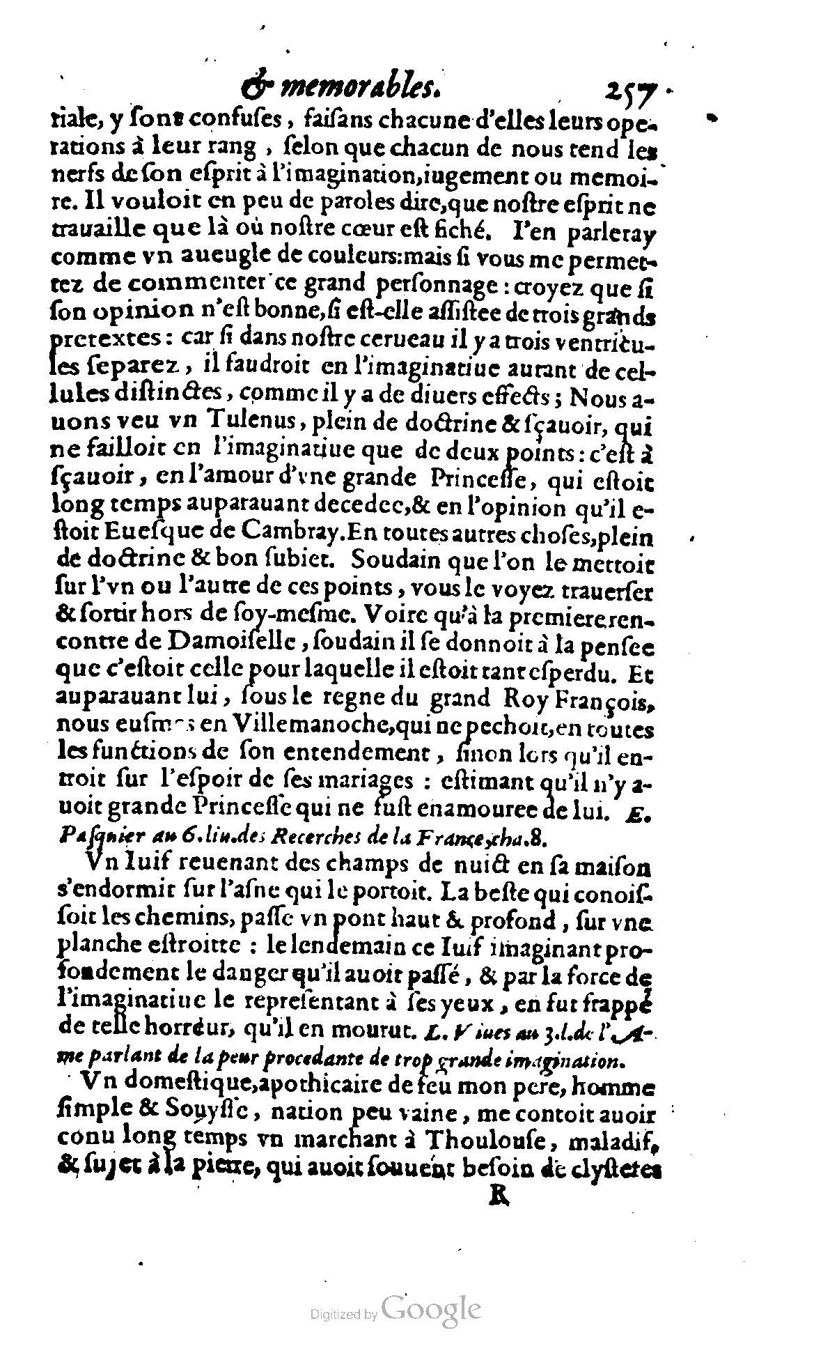 1620 - Samuel Crespin - Trésor d’histoires admirables et mémorables - BCU Lausanne 1620 - Samuel Crespin - Trésor d’histoires admirables et mémorables - BCU Lausanne