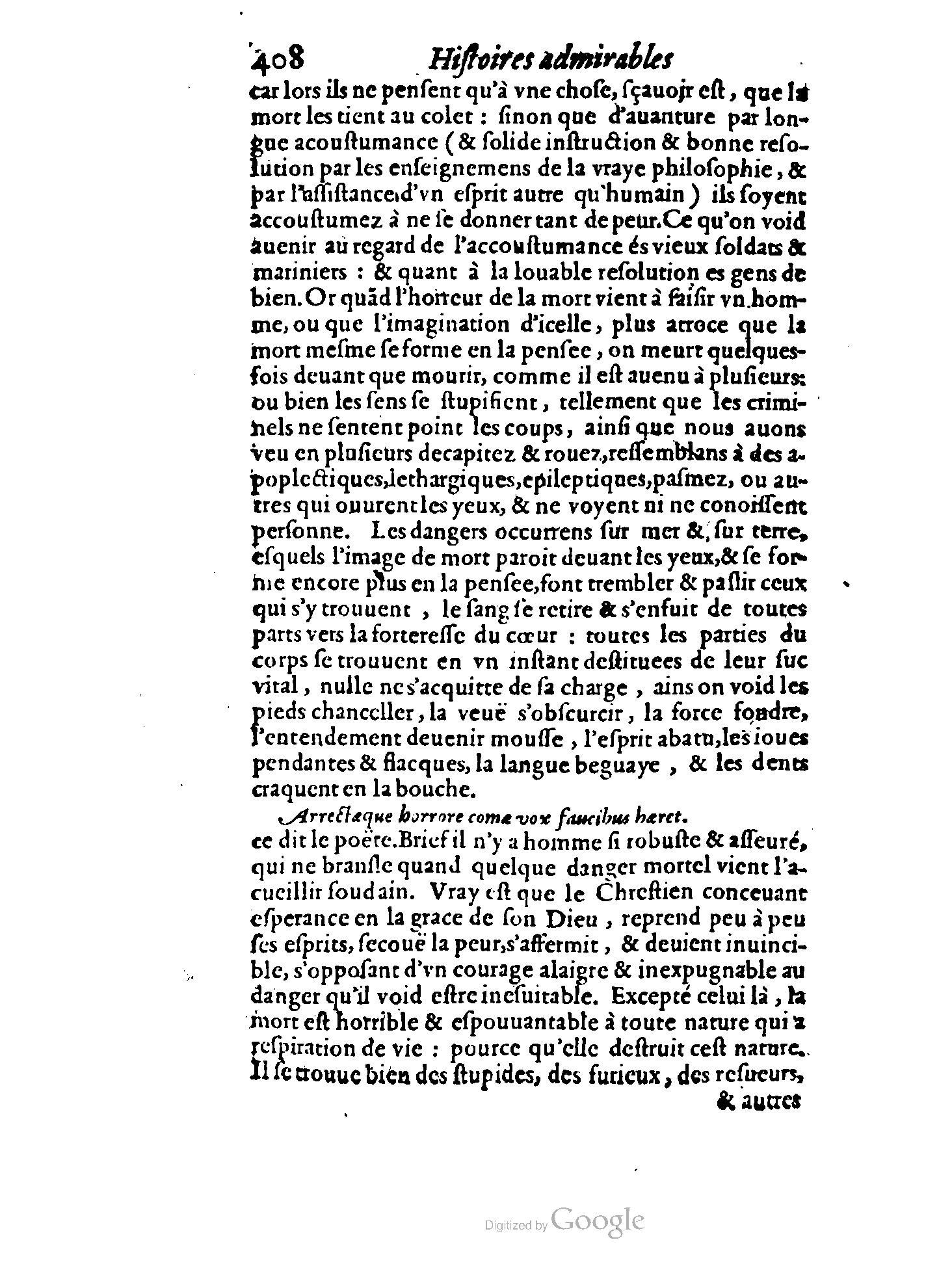 1620 - Samuel Crespin - Trésor d’histoires admirables et mémorables - BCU Lausanne