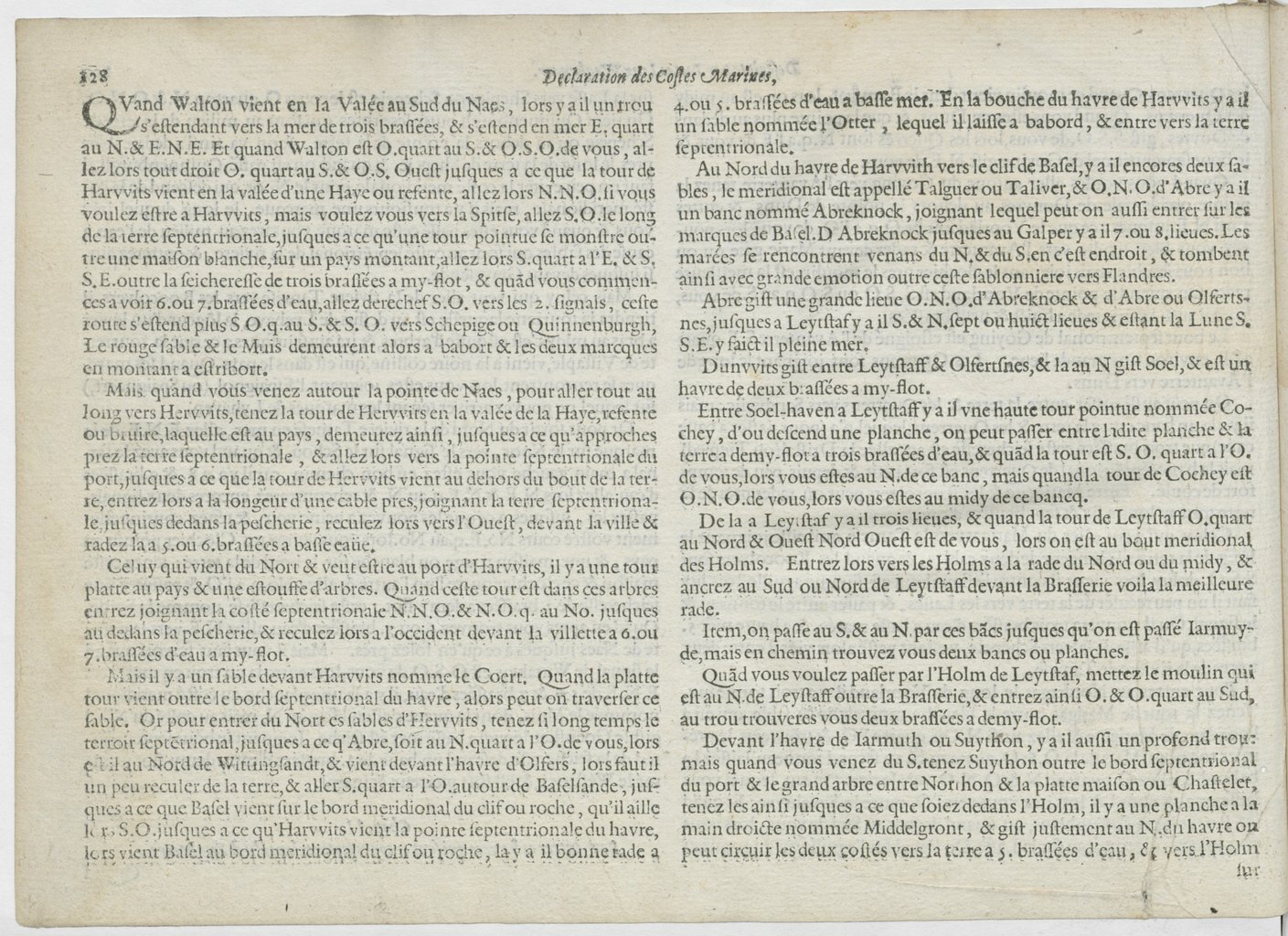 1601 - Bonaventure d’Aseville - Trésorerie ou cabinet de route marinesque - BnF 1601 - Bonaventure d’Aseville - Trésorerie ou cabinet de route marinesque - BnF