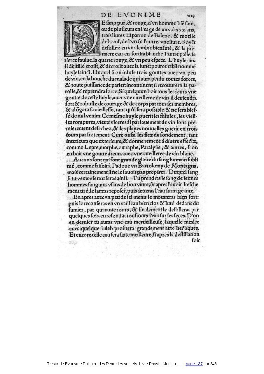 1555 - Balthazar Arnoullet - Trésor d’Évonyme Philiatre - Université Paris Cité