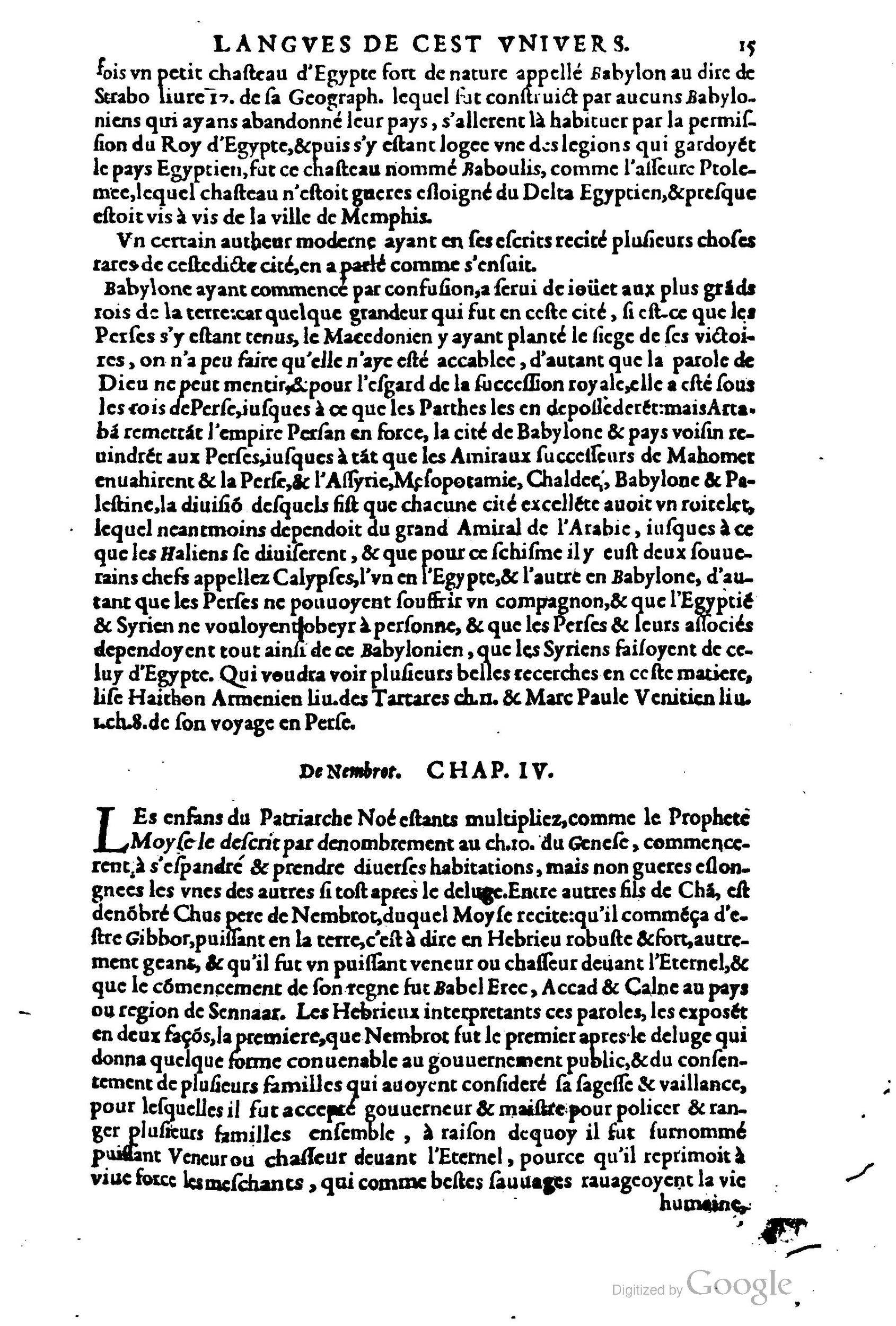 1619 - SHC - Trésor de l’histoire des langues de cet univers - BCU Lausanne 1619 - SHC - Trésor de l’histoire des langues de cet univers - BCU Lausanne