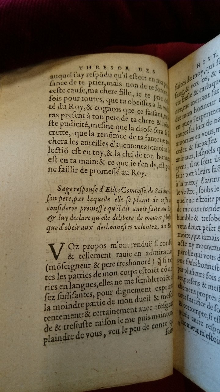 1581 - Pierre Le Voirier et Gervais Mallot - Trésor des histoires tragiques - BnF Richelieu