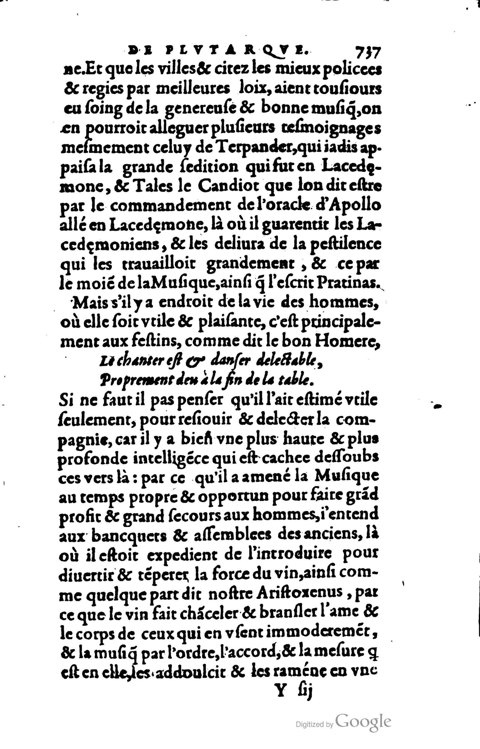1578 - Jean Poupy - Trésor des morales de Plutarque - BSB Munich