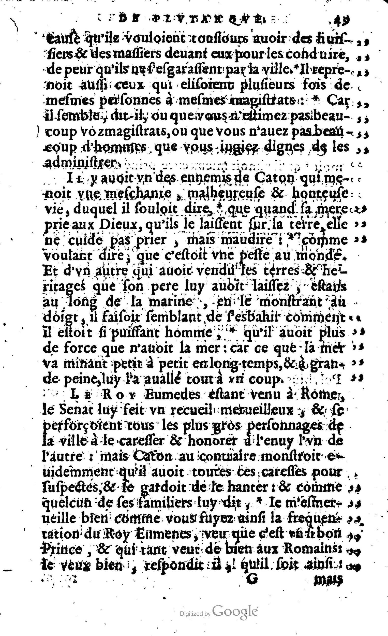 1568 - Willem Silvius - Trésor des vies de Plutarque - Anvers Plantin-Moretus