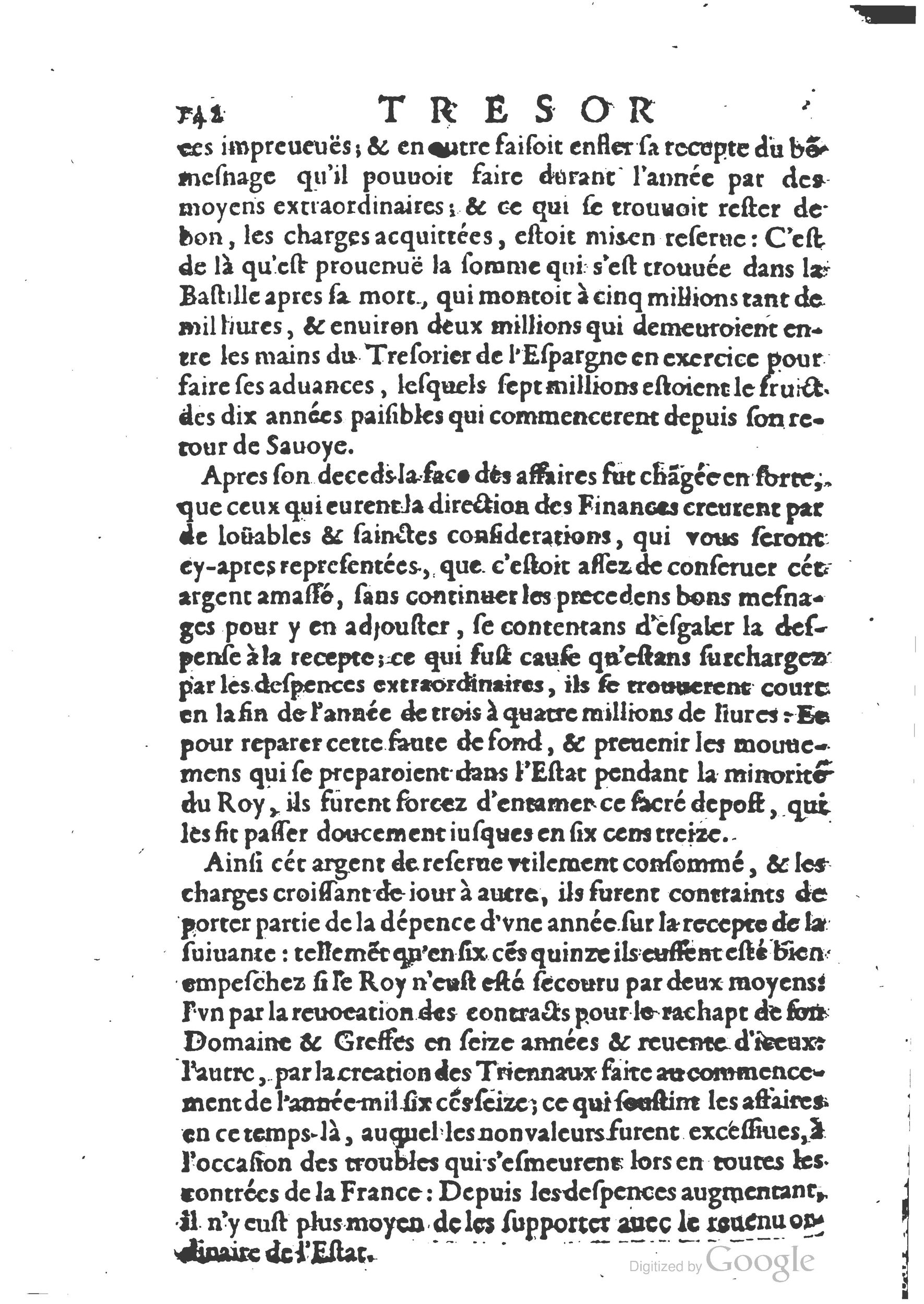 1654 - Michel Bobin - Trésor des harangues, remontrances et oraisons funèbres - BM Lyon