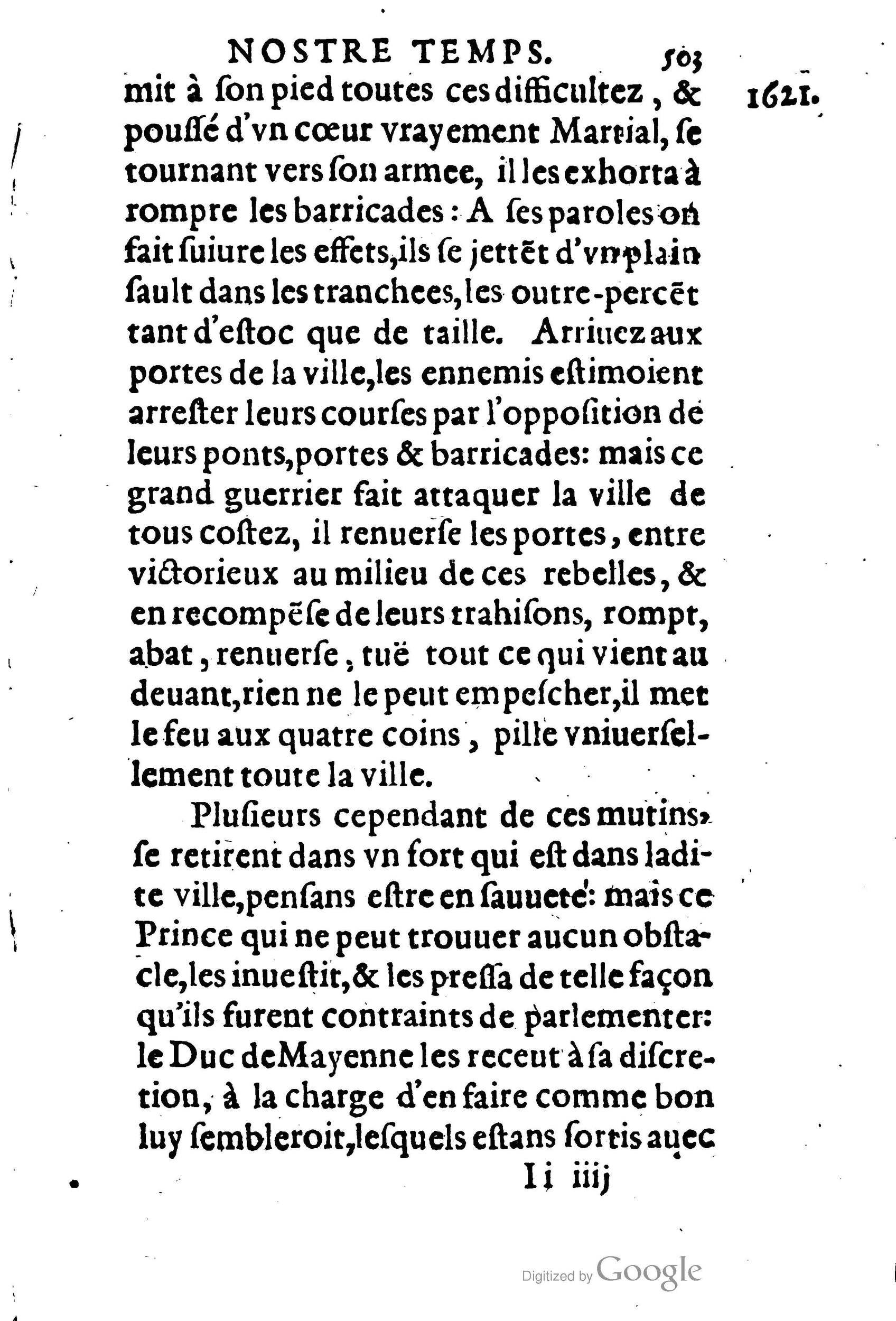 1623 - Joseph Bouillerot - Trésor de l’histoire générale de notre temps - BM Lyon