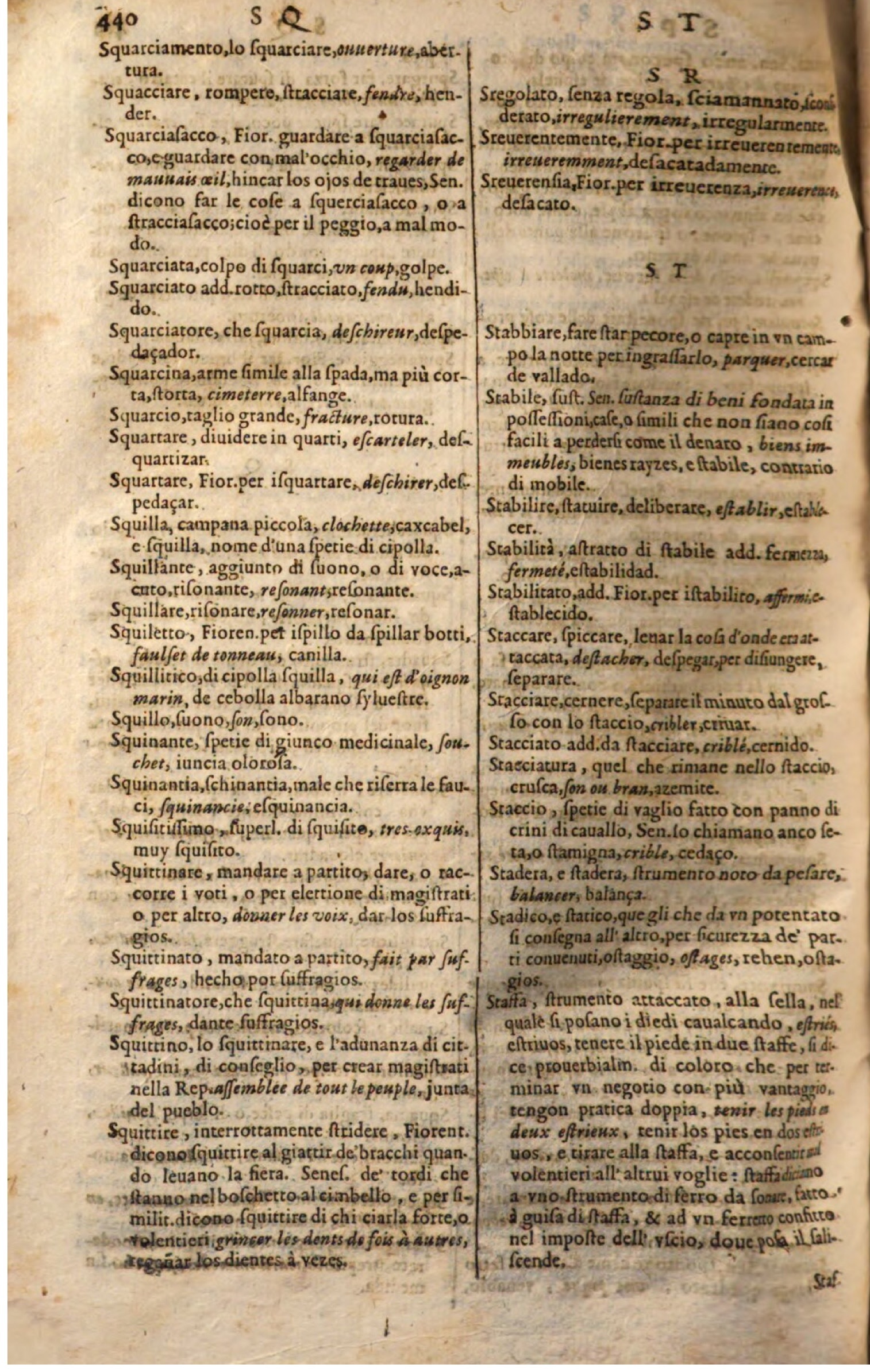 1644 - Jacques Crespin - Trésor des trois langues - Passau 1644 - Jacques Crespin - Trésor des trois langues - Passau