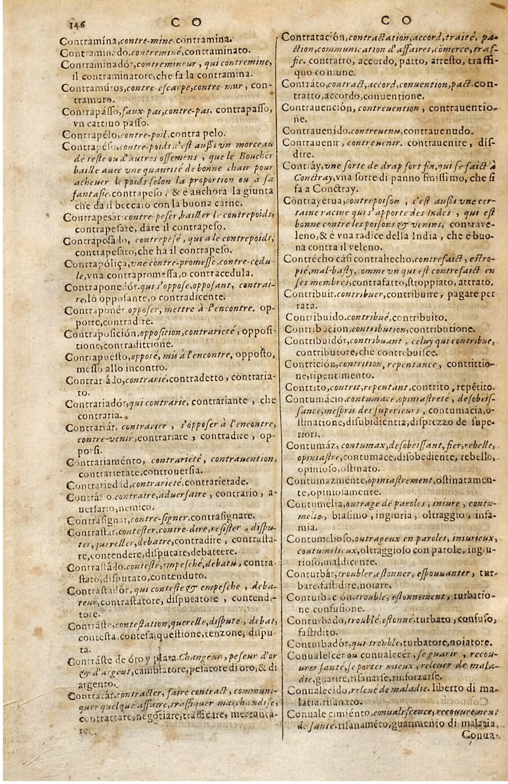1627 - Jacques Crespin - Trésor des trois langues - Regensburg