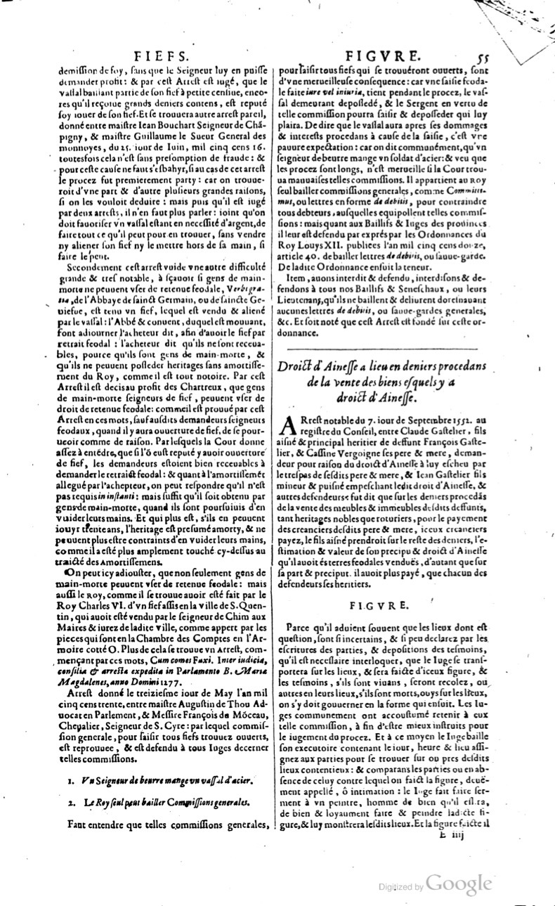 1629 - Veuve Nicolas Buon - Trésor du droit français (21754 T. 2) - BM Lyon