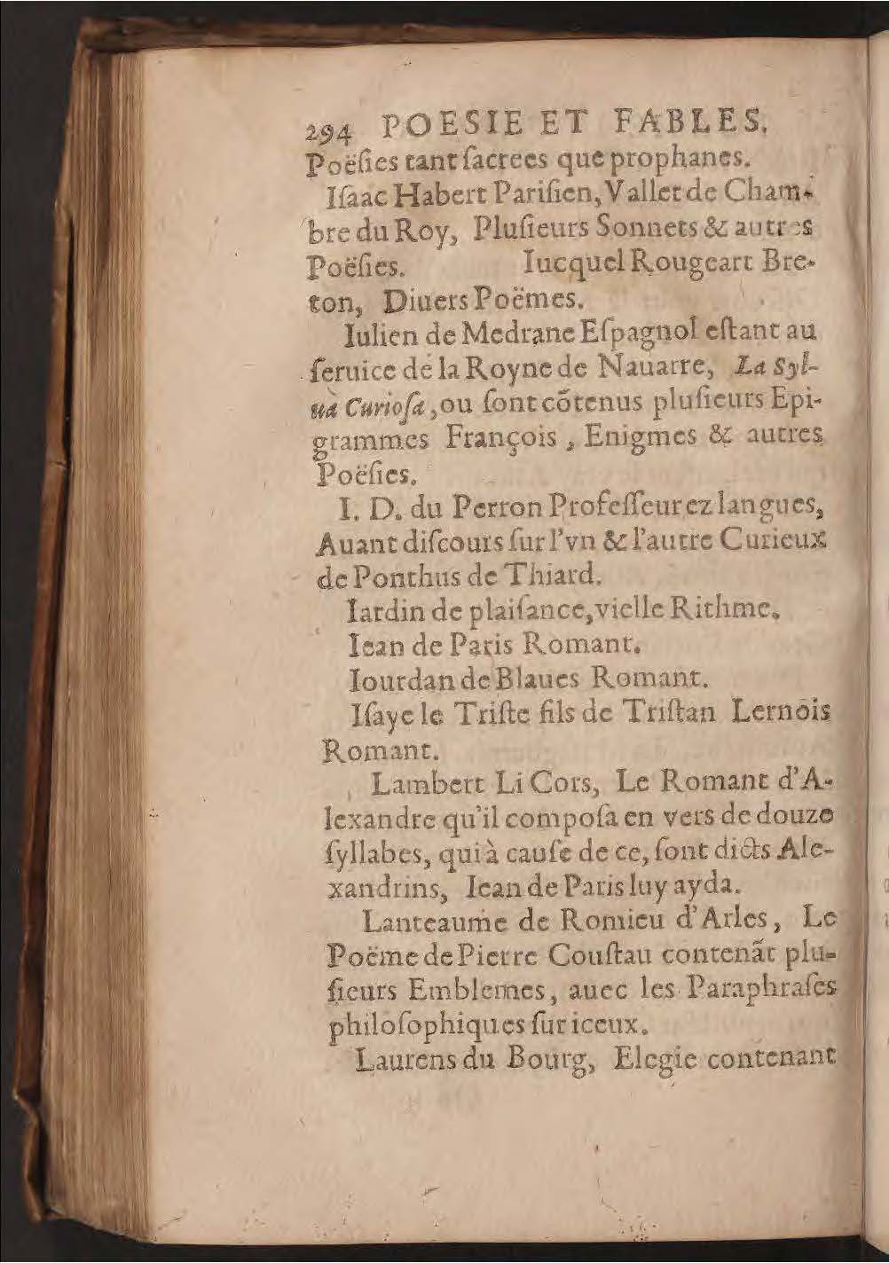 1602 - François Jacquin - Trésor des bons esprits français - BnF Arsenal
