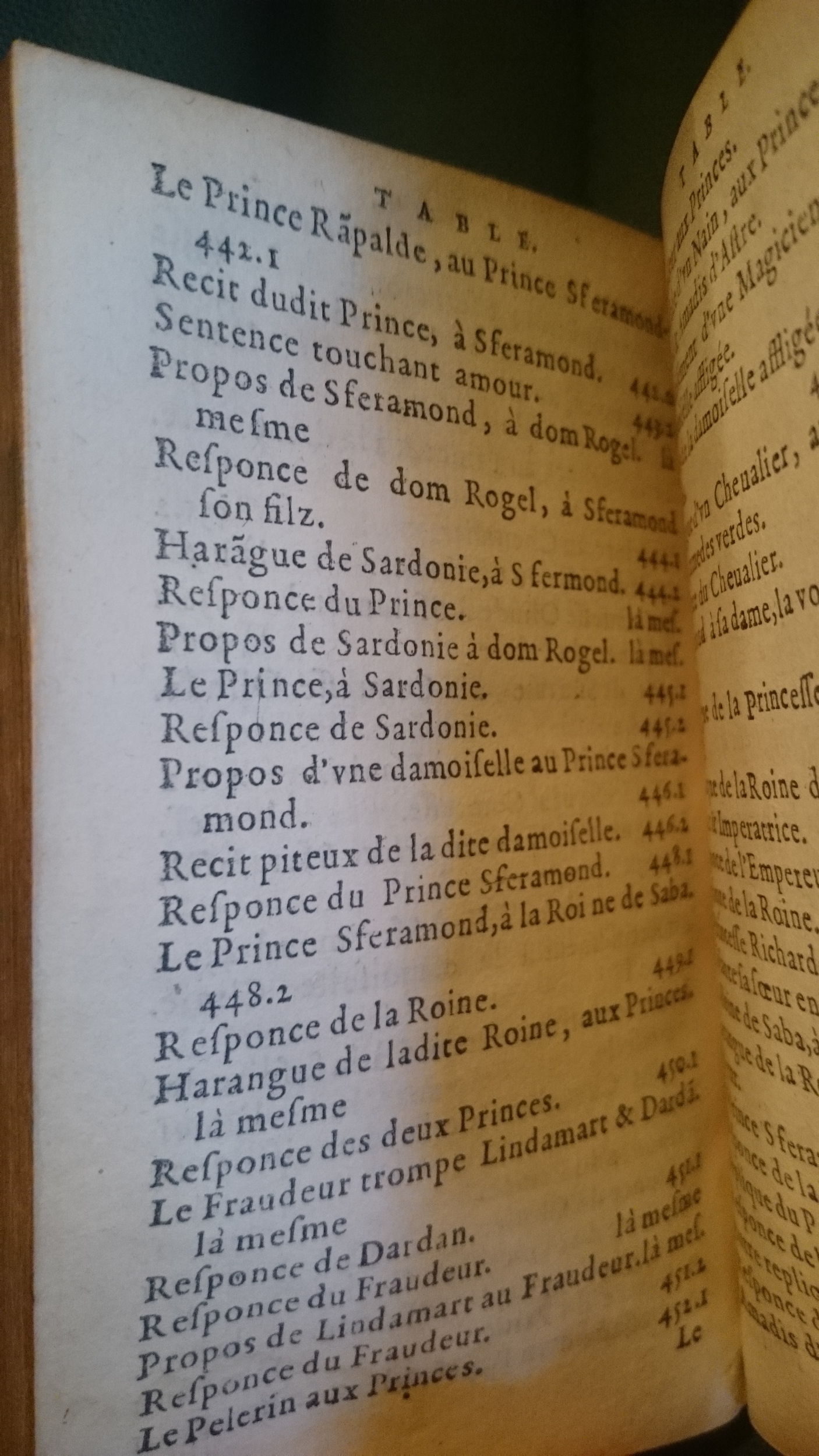 1582 - Jean Huguetan - Trésor des Amadis - BnF Arsenal