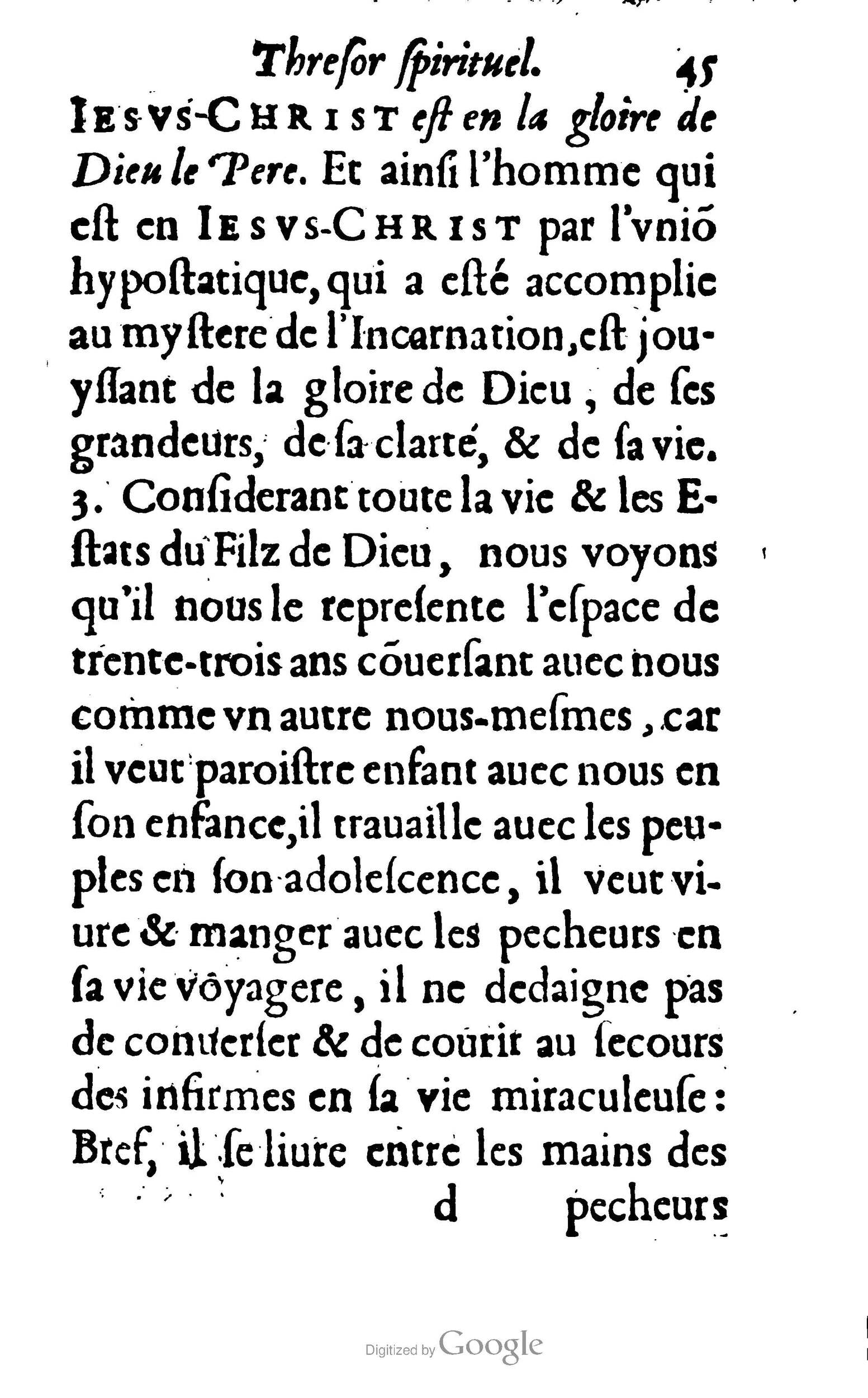 1633 - François Waudré - Trésor spirituel contenant les excellences du christianisme - BM Lyon